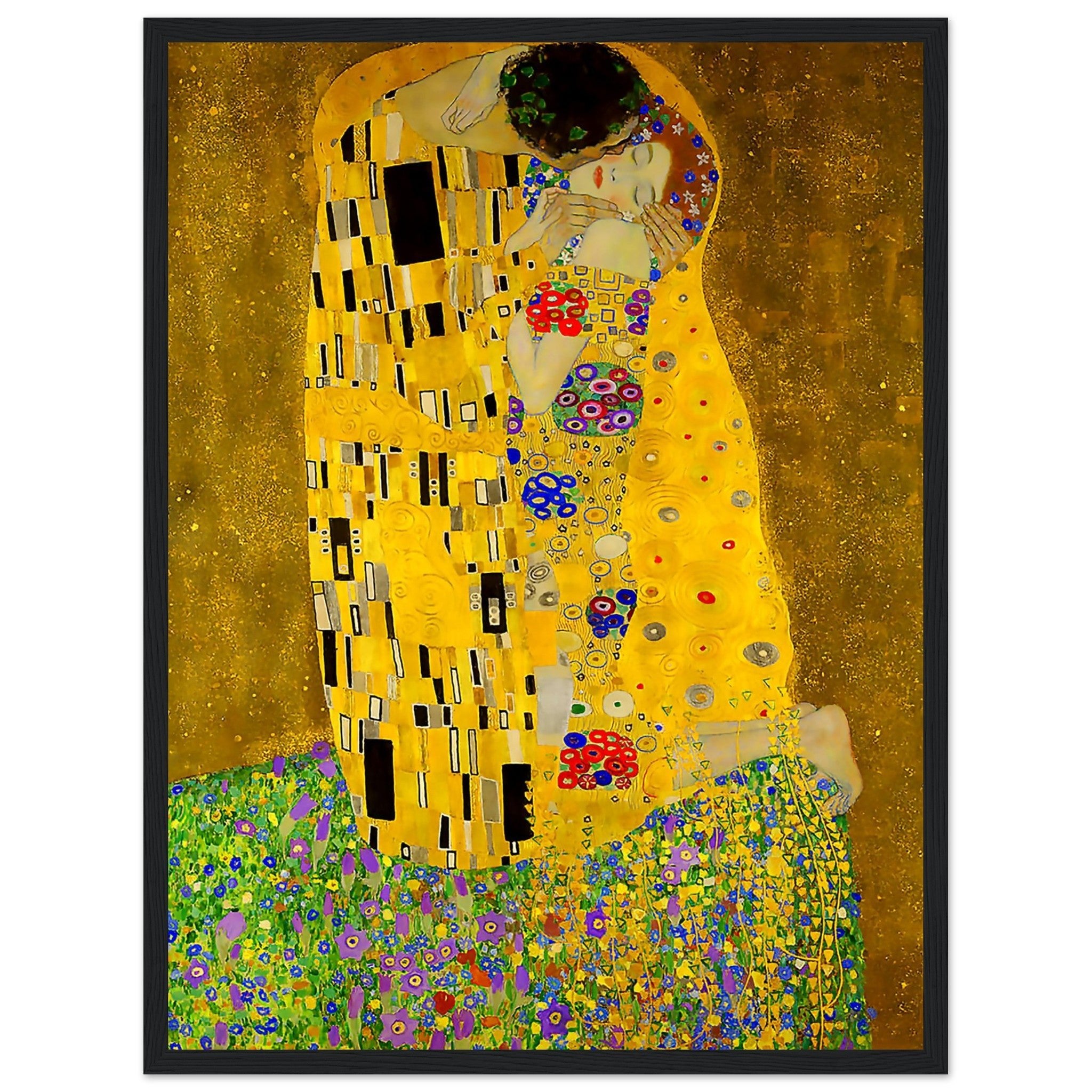 The Kiss Framed Print, Gustav Klimt - The Kiss Print 1907 - WallArtPrints4U