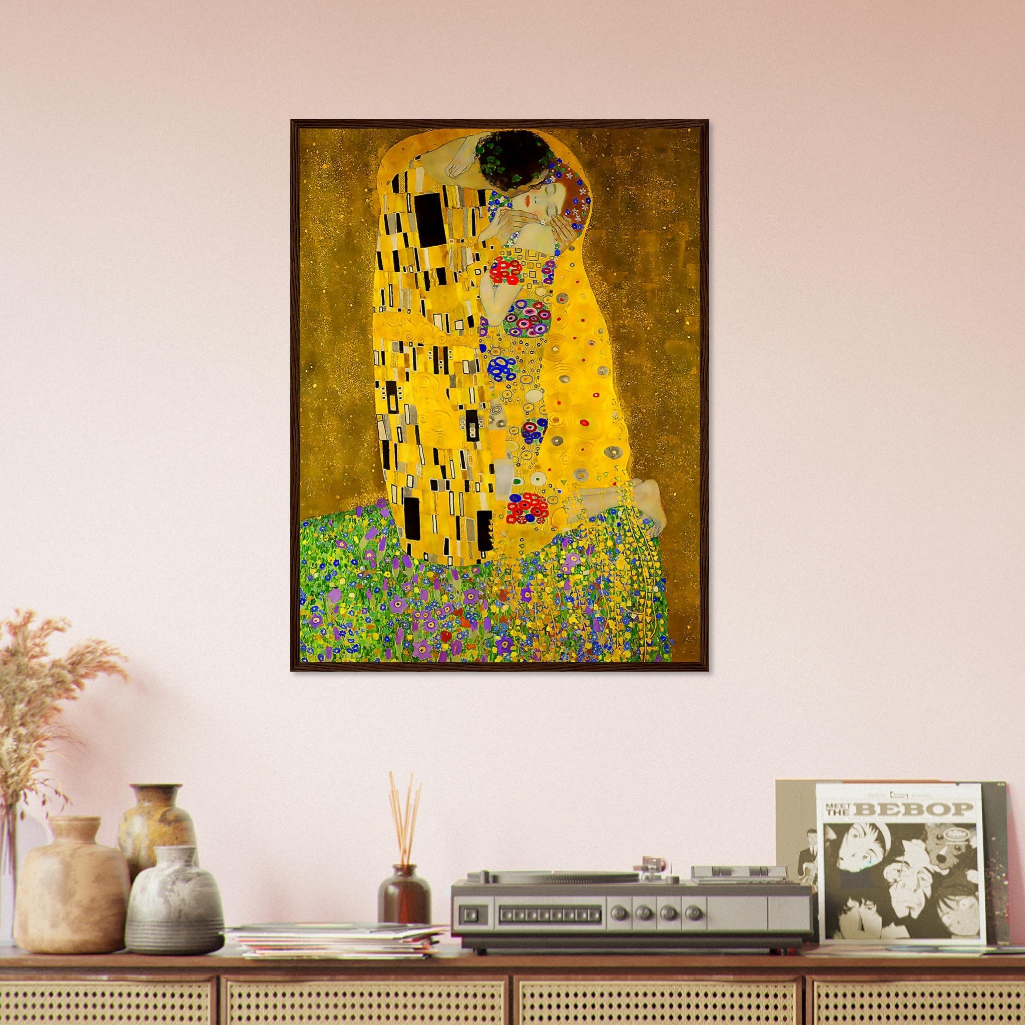 The Kiss Framed Print, Gustav Klimt - The Kiss Print 1907 - WallArtPrints4U