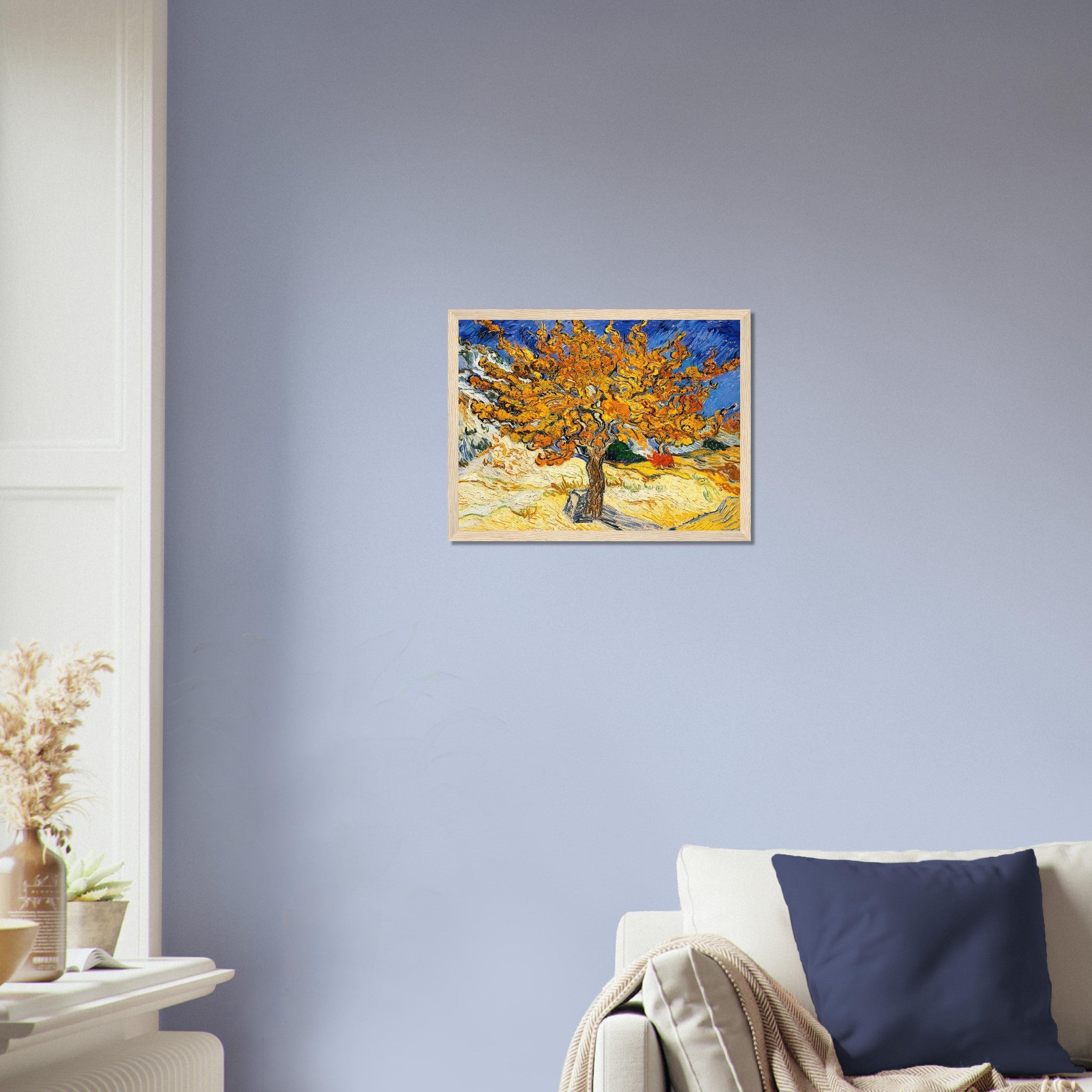 The Mulberry Tree Framed Print, Vincent Van Gogh 1889 Vintage Fall Tree Framed - WallArtPrints4U