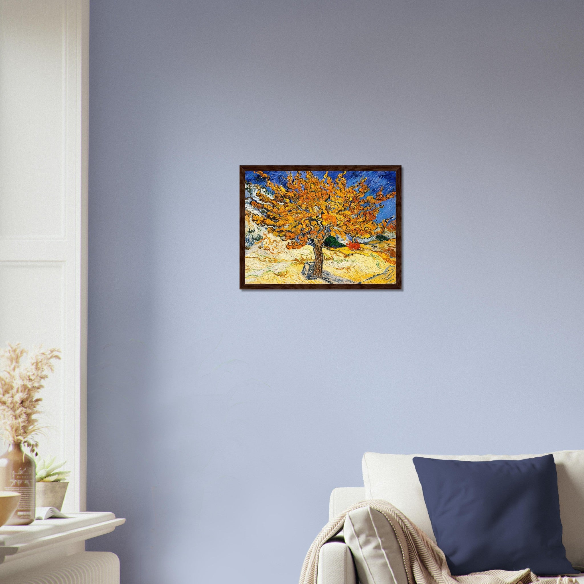 The Mulberry Tree Framed Print, Vincent Van Gogh 1889 Vintage Fall Tree Framed - WallArtPrints4U
