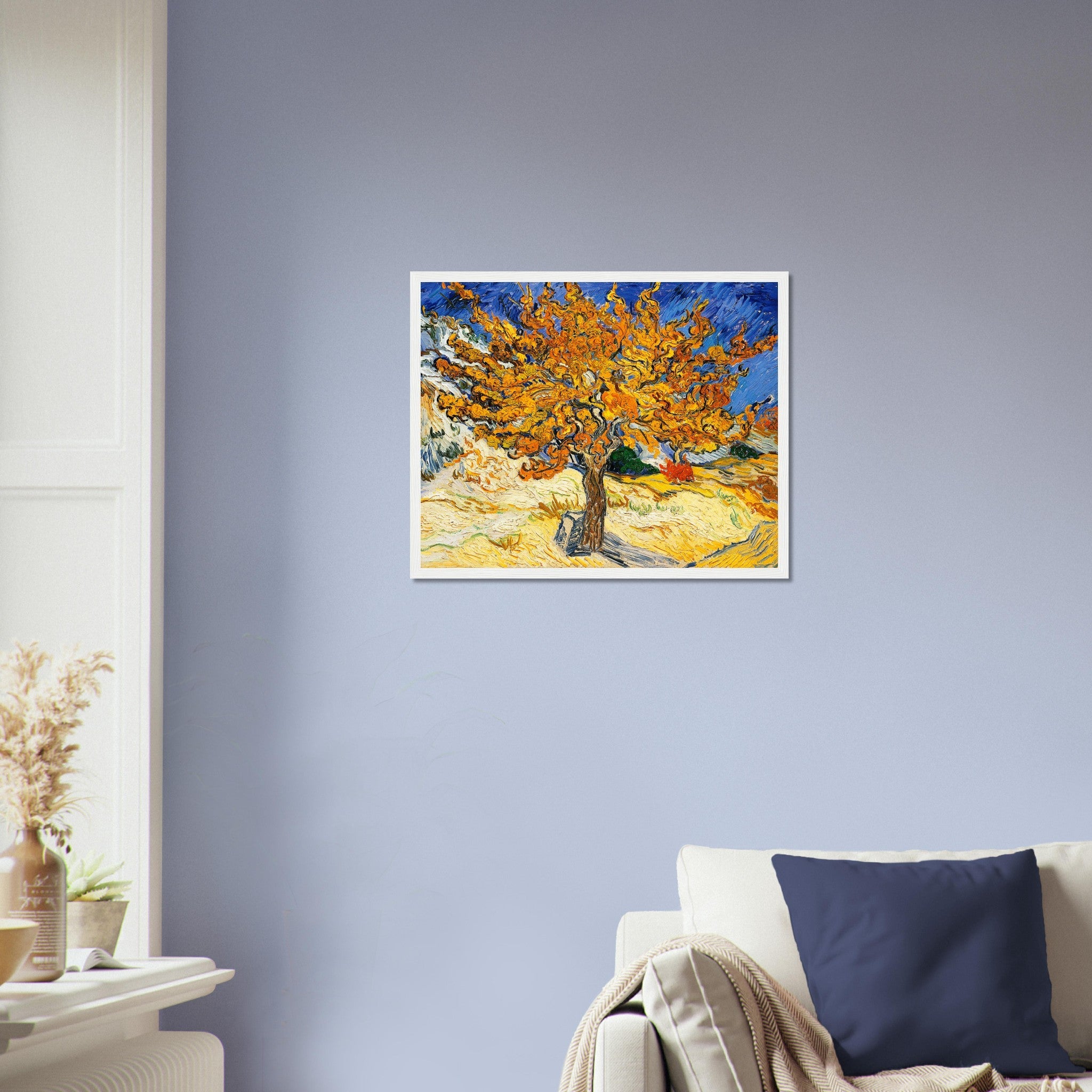 The Mulberry Tree Framed Print, Vincent Van Gogh 1889 Vintage Fall Tree Framed - WallArtPrints4U