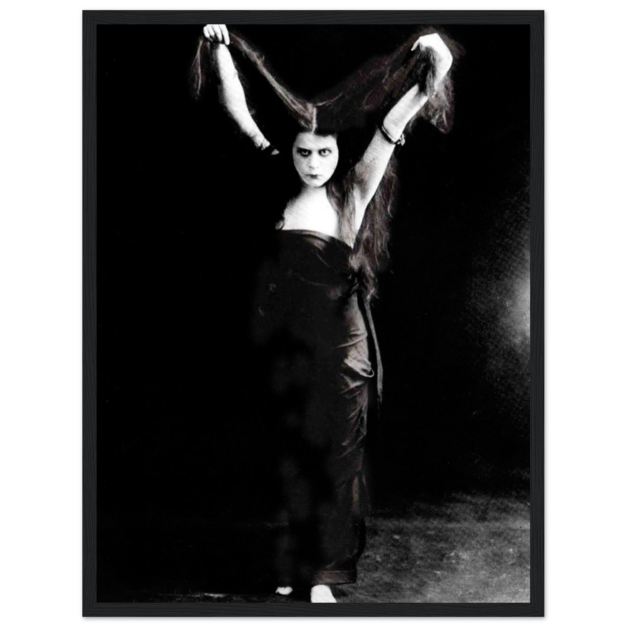 Theda Bara Framed, Vintage Photo 1915 Sin, Silent Film Sin Now Lost Theda Bara Framed Print - WallArtPrints4U