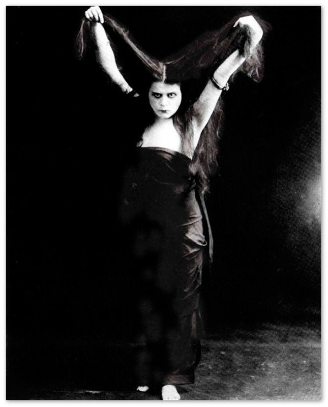 Theda Bara Poster, Vintage Photo 1915 Sin, Silent Film Sin Now Lost Theda Bara Print - WallArtPrints4U
