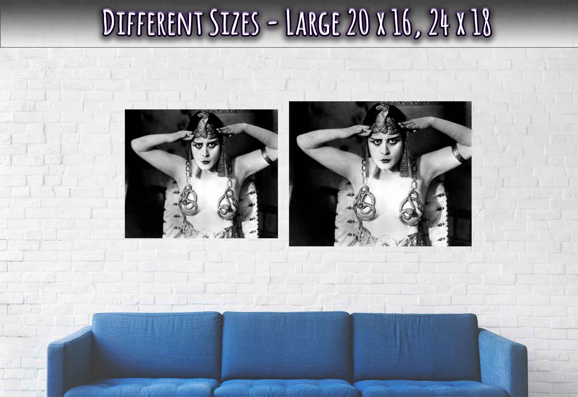 Theda Bara Poster, Vintage Photo From 1916 Theda Bara Print - WallArtPrints4U