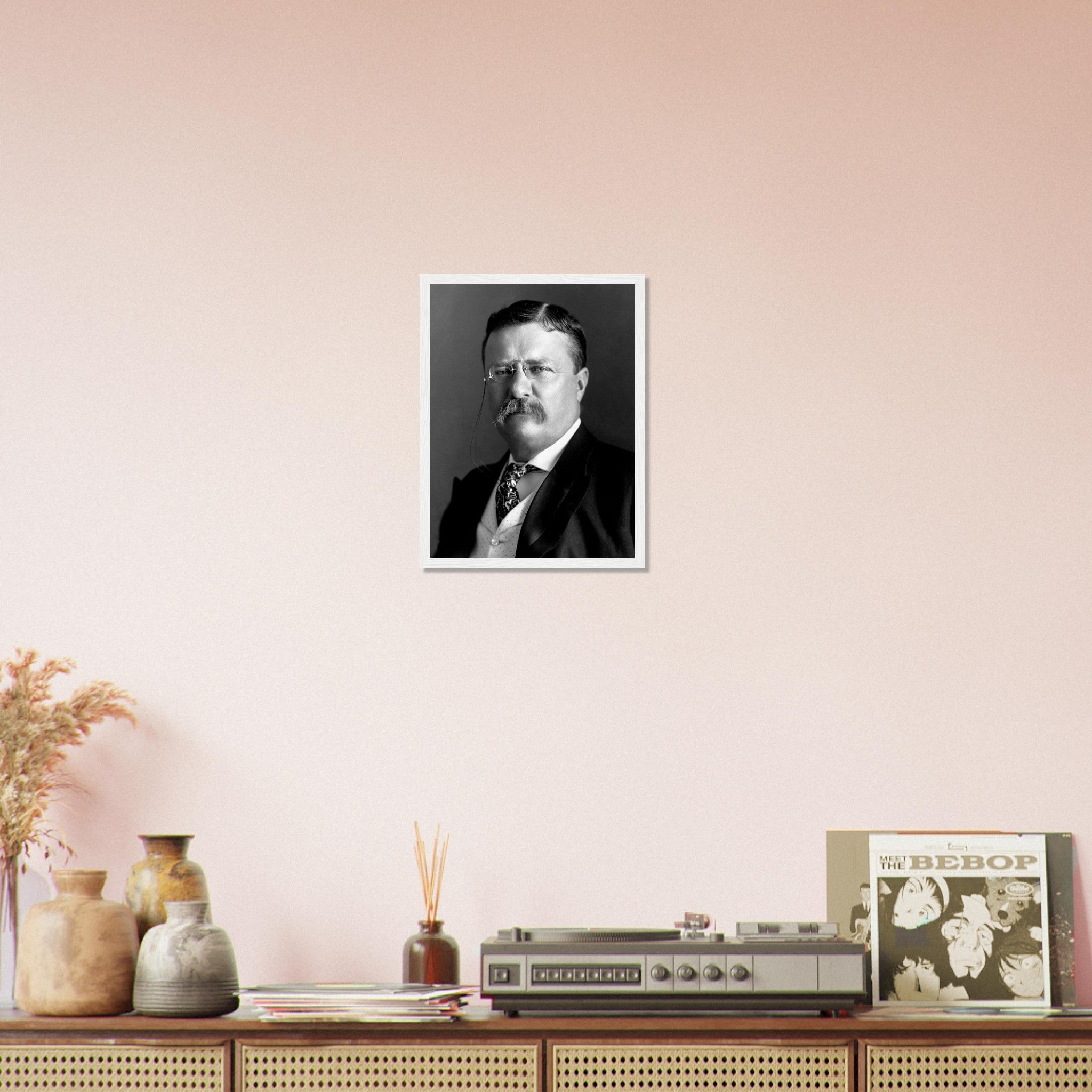 Theodore Roosevelt Framed, 26th President Of Usa, Vintage Photo Portrait - Theodore Roosevelt Framed Print UK, EU USA Domestic Shipping - WallArtPrints4U