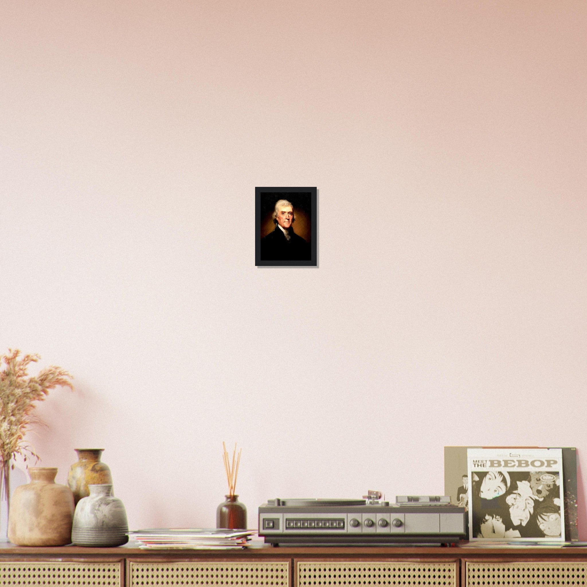 Thomas Jefferson Framed, 3rd President Of Usa, Vintage Portrait - Thomas Jefferson Framed Print - WallArtPrints4U