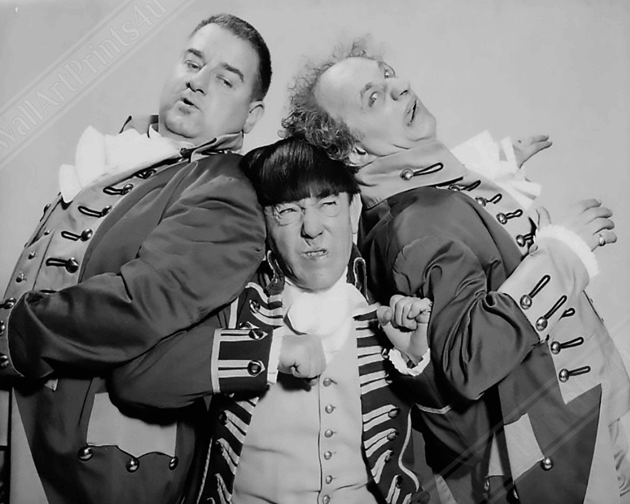 Three Stooges Canvas, Nyuk Nyuk Nyuk, Vintage Photo, 3 Stooges Canvas, Silver Screen Stars - WallArtPrints4U