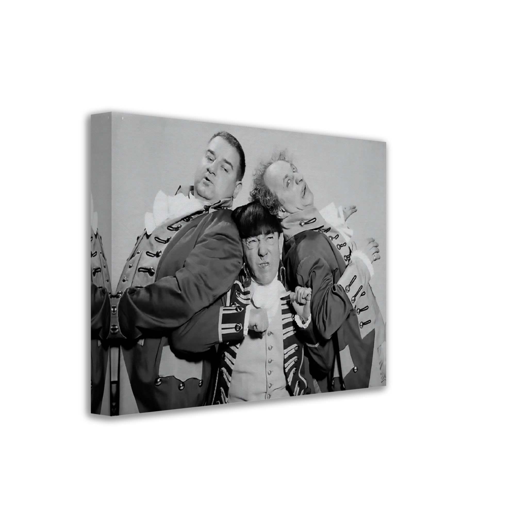 Three Stooges Canvas, Nyuk Nyuk Nyuk, Vintage Photo, 3 Stooges Canvas, Silver Screen Stars - WallArtPrints4U