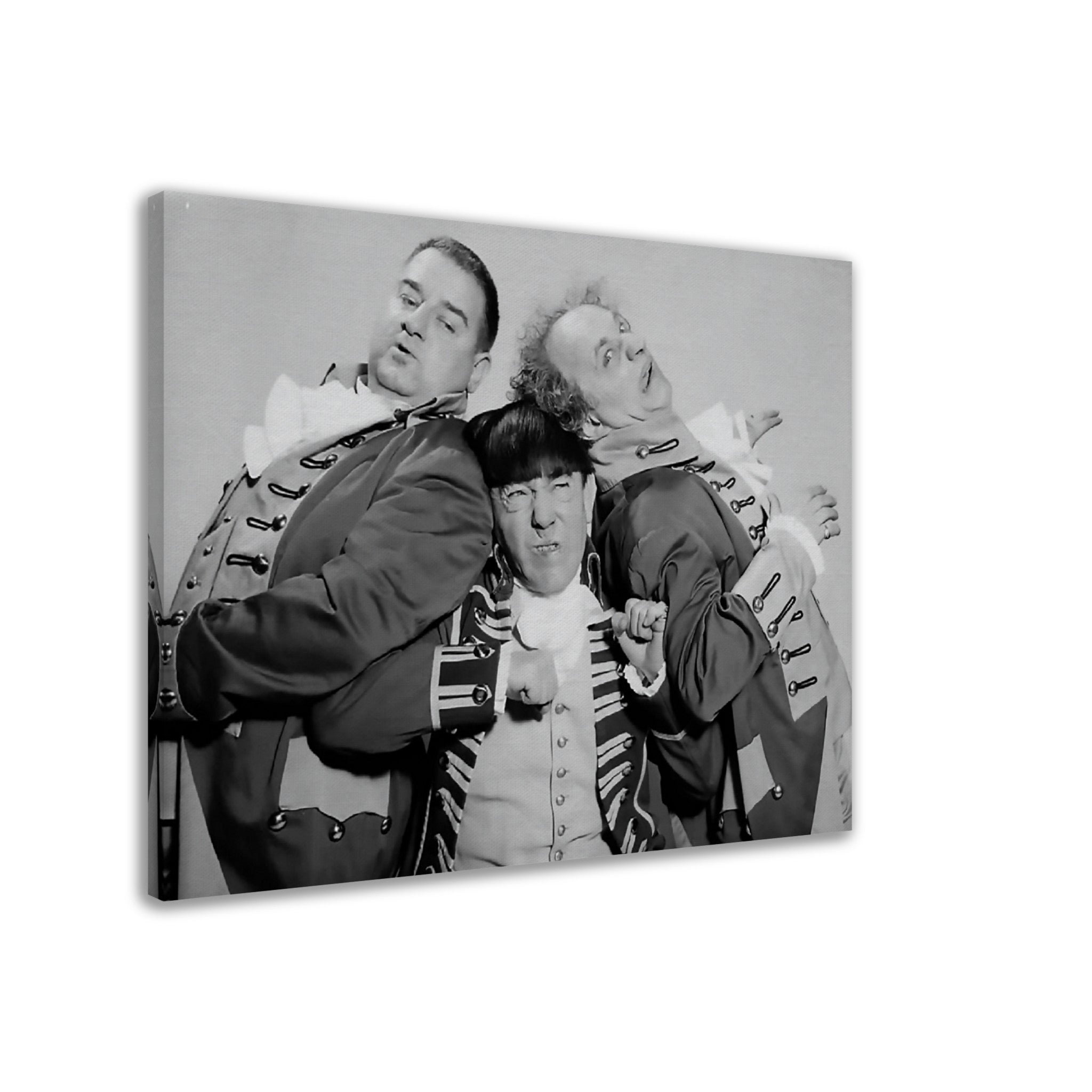 Three Stooges Canvas, Nyuk Nyuk Nyuk, Vintage Photo, 3 Stooges Canvas, Silver Screen Stars - WallArtPrints4U