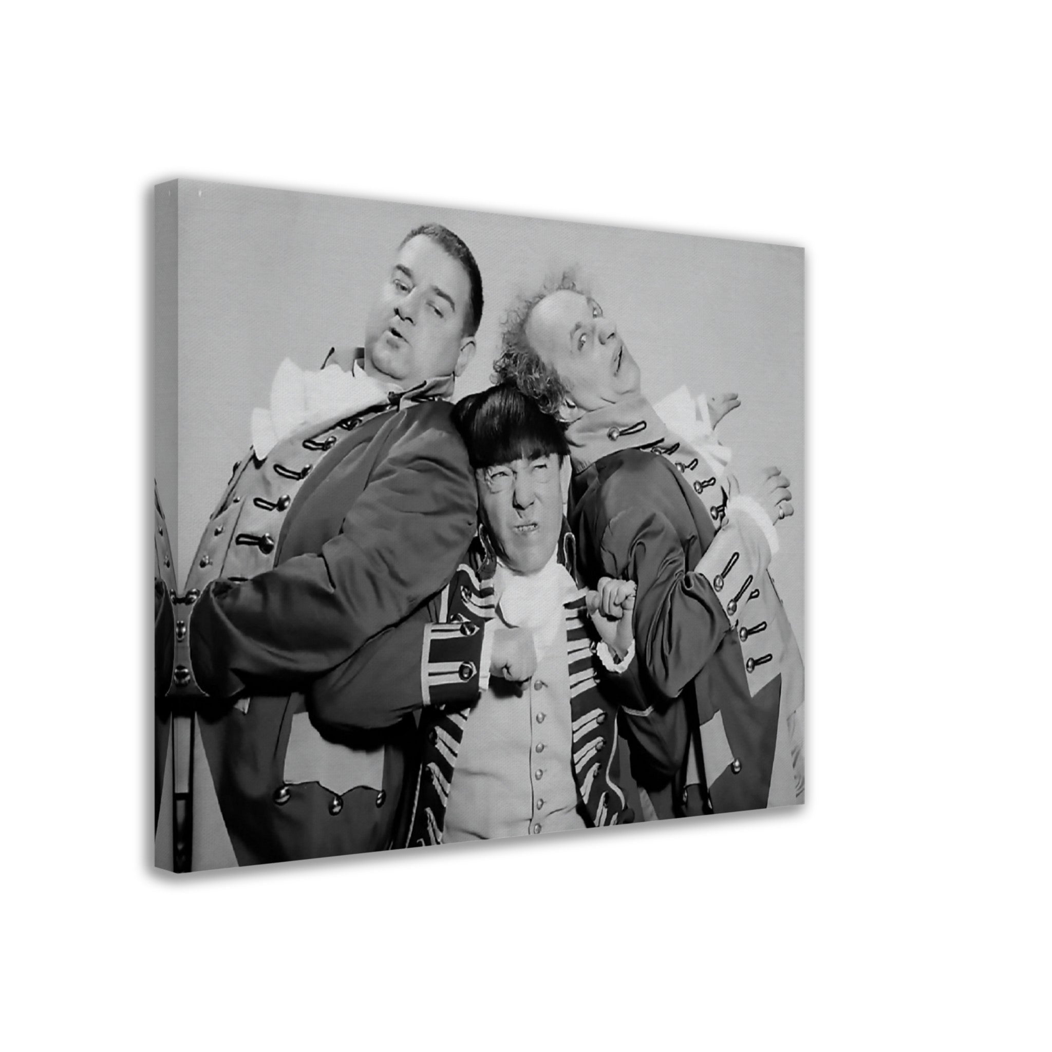 Three Stooges Canvas, Nyuk Nyuk Nyuk, Vintage Photo, 3 Stooges Canvas, Silver Screen Stars - WallArtPrints4U