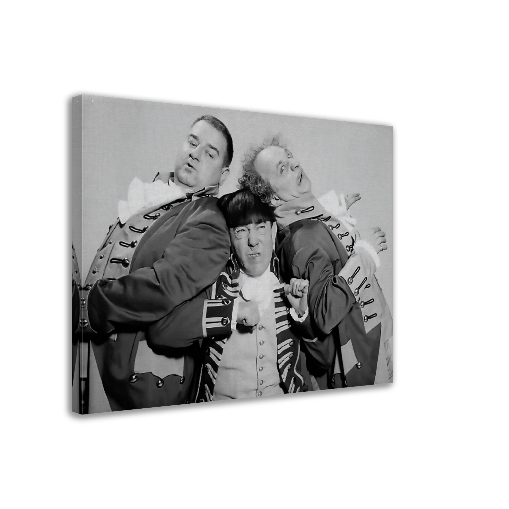 Three Stooges Canvas, Nyuk Nyuk Nyuk, Vintage Photo, 3 Stooges Canvas, Silver Screen Stars - WallArtPrints4U