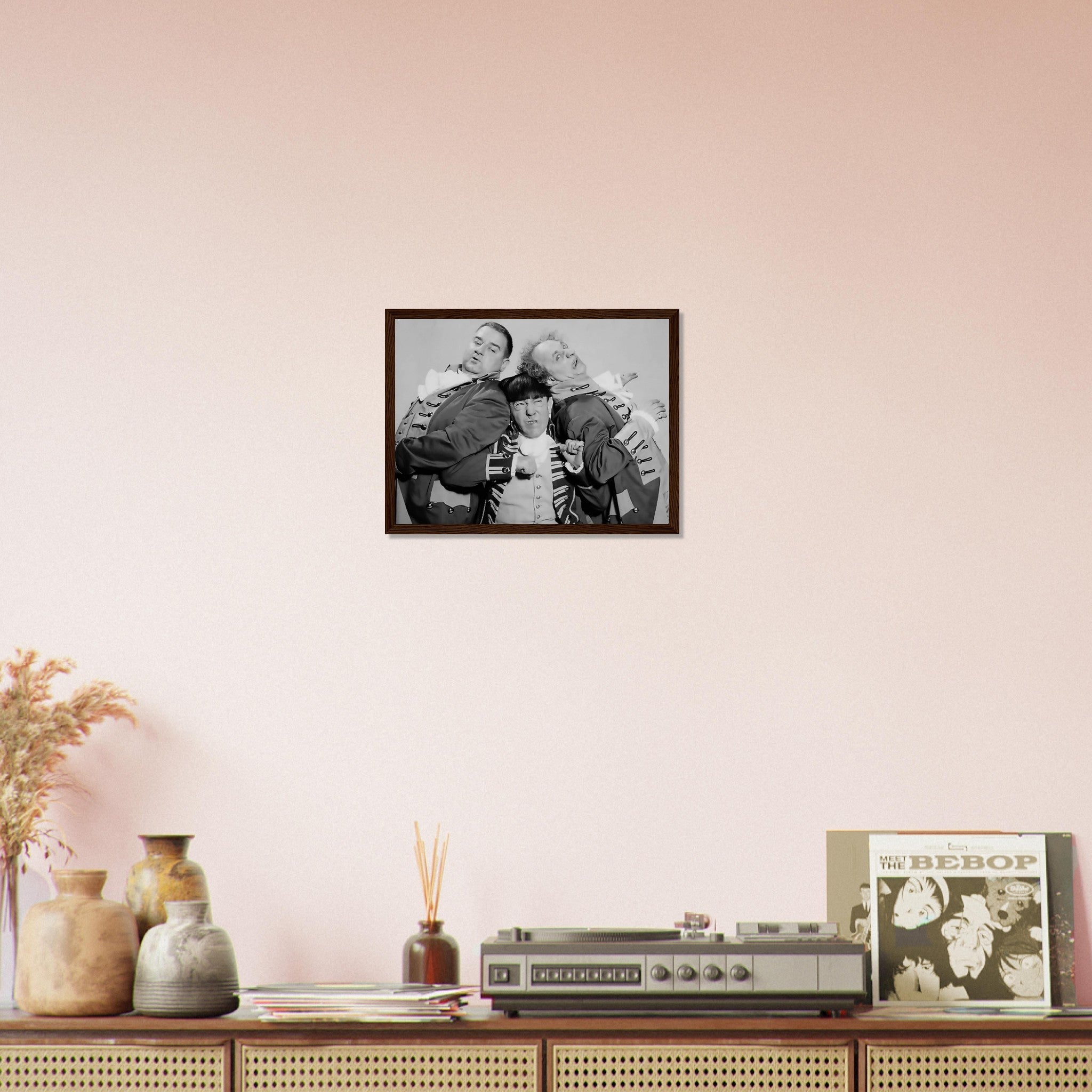 Three Stooges Framed, Nyuk Nyuk Nyuk, Vintage Photo, 3 Stooges Framed, Silver Screen Stars - WallArtPrints4U