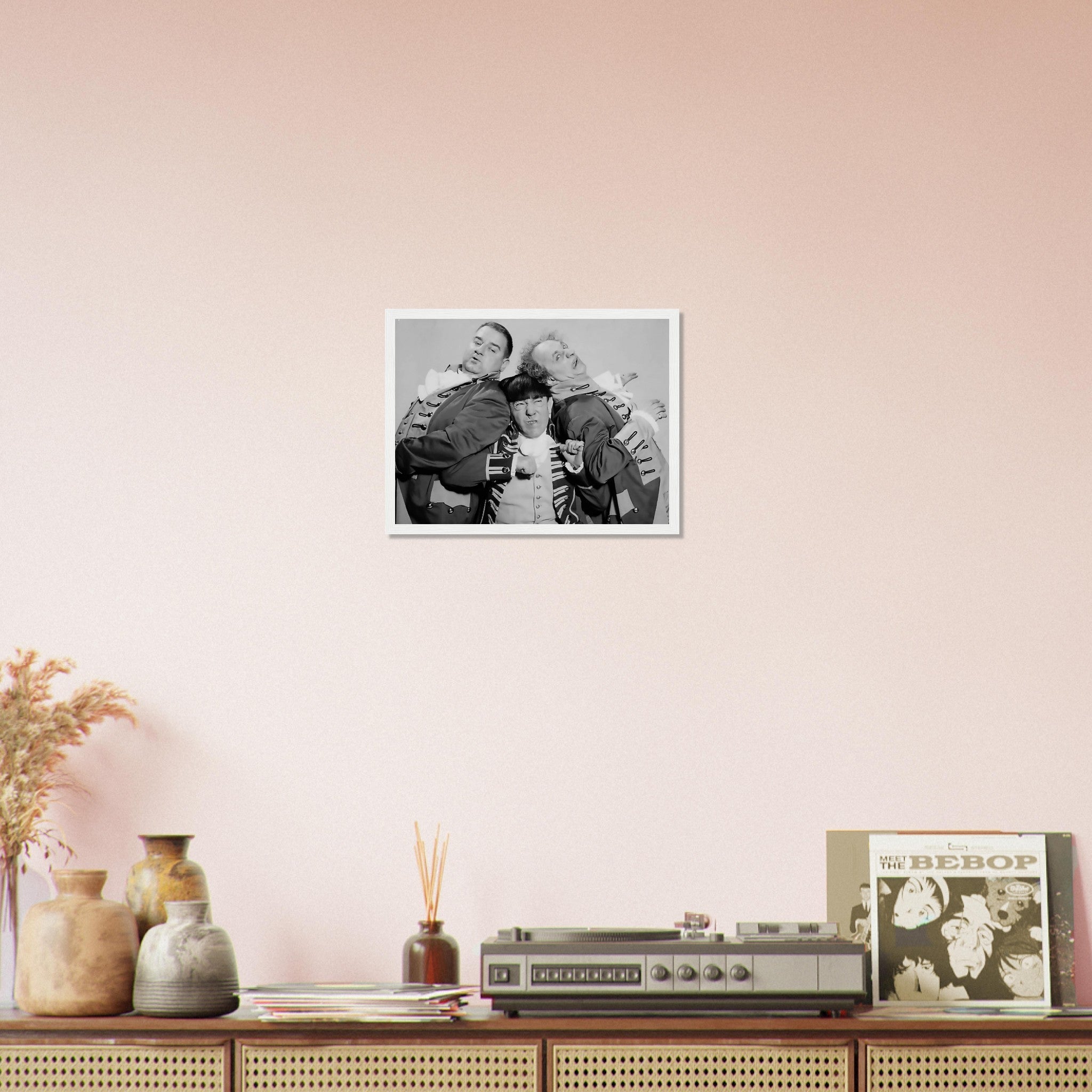 Three Stooges Framed, Nyuk Nyuk Nyuk, Vintage Photo, 3 Stooges Framed, Silver Screen Stars - WallArtPrints4U