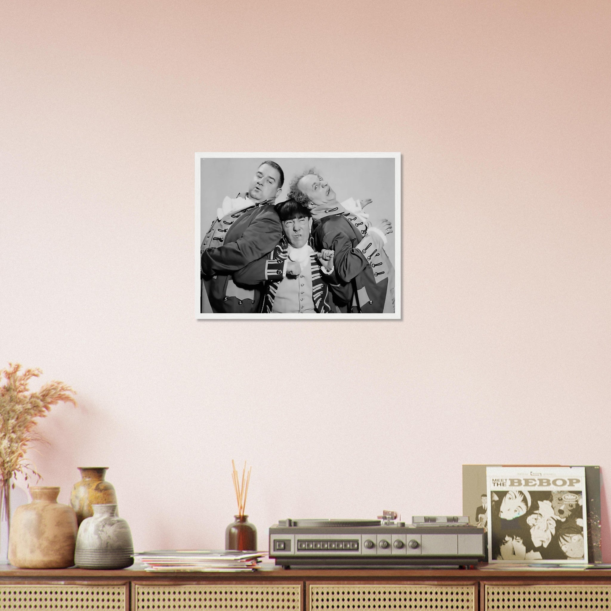Three Stooges Framed, Nyuk Nyuk Nyuk, Vintage Photo, 3 Stooges Framed, Silver Screen Stars - WallArtPrints4U