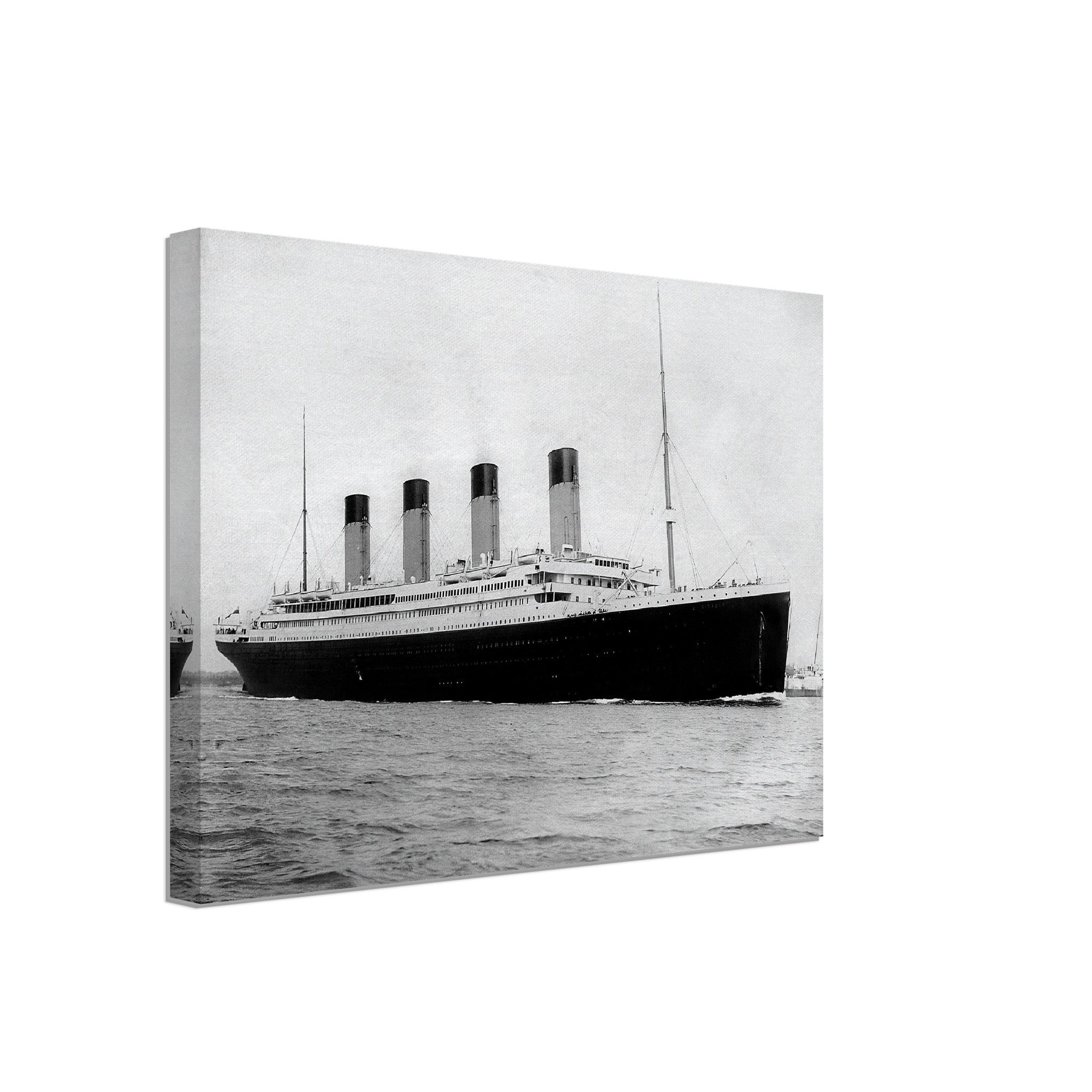 Titanic Canvas, Titanic Photo Canvas Print From 1912, Leaving Southampton For New York - WallArtPrints4U