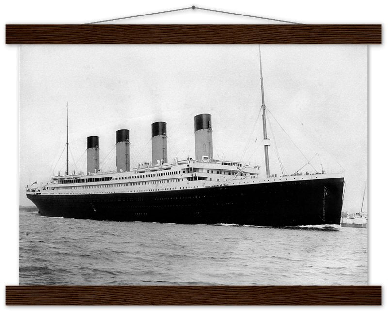 Titanic Poster, Titanic Photo Print From 1912, Leaving Southampton For New York - WallArtPrints4U