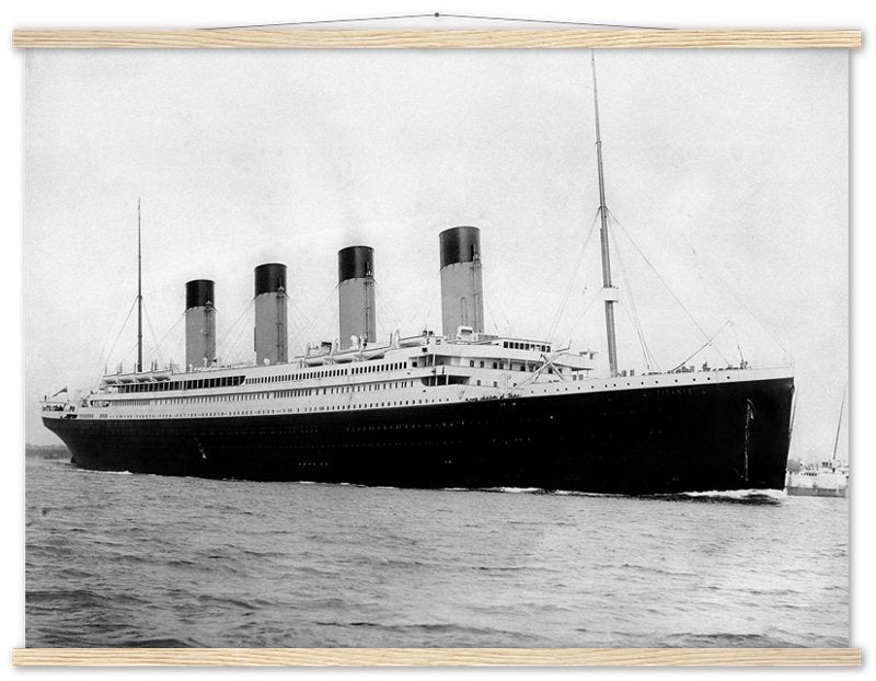 Titanic Poster, Titanic Photo Print From 1912, Leaving Southampton For New York - WallArtPrints4U