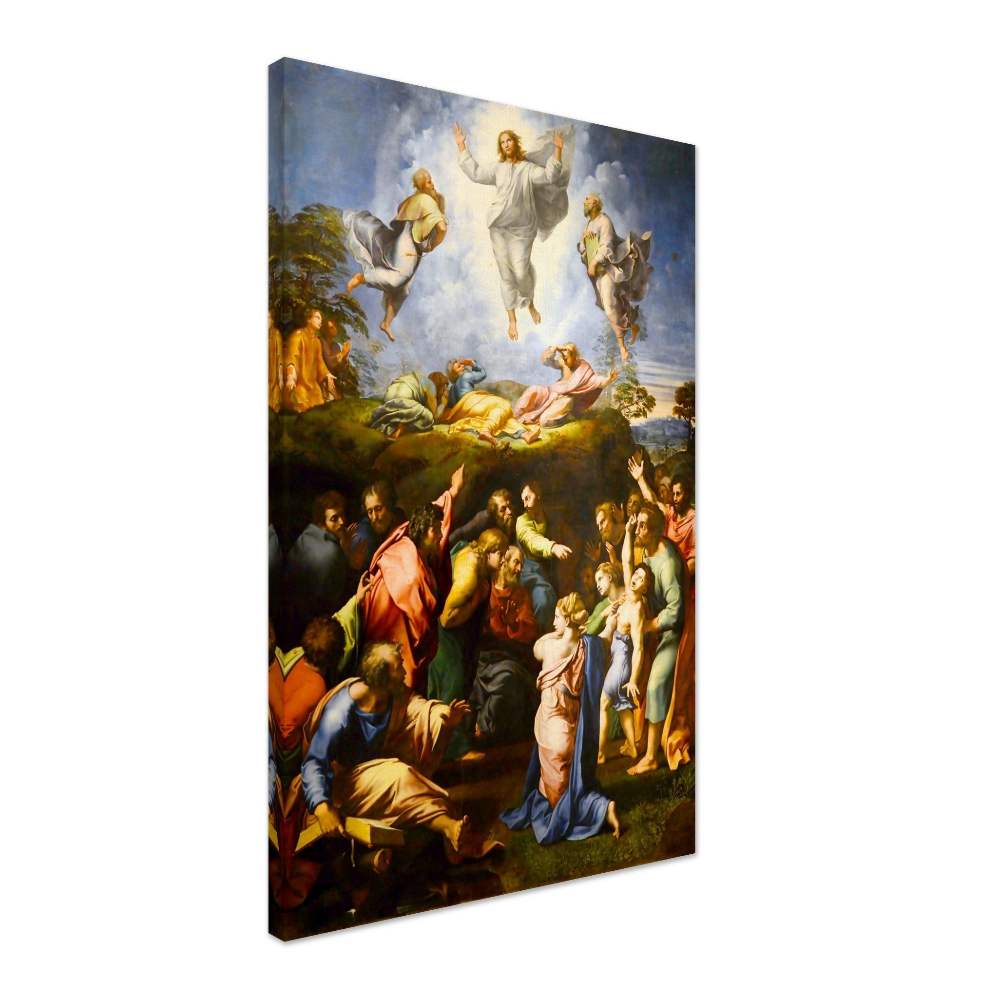 Transfiguration Canvas, By Raphael Around 1520 - Transfiguration Canvas Print Renaissance Raphael - WallArtPrints4U
