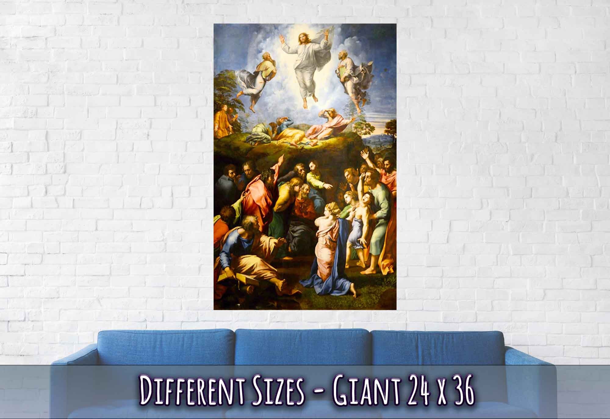 Transfiguration Poster, By Raphael Around 1520 - Transfiguration Print Renaissance Raphael - WallArtPrints4U