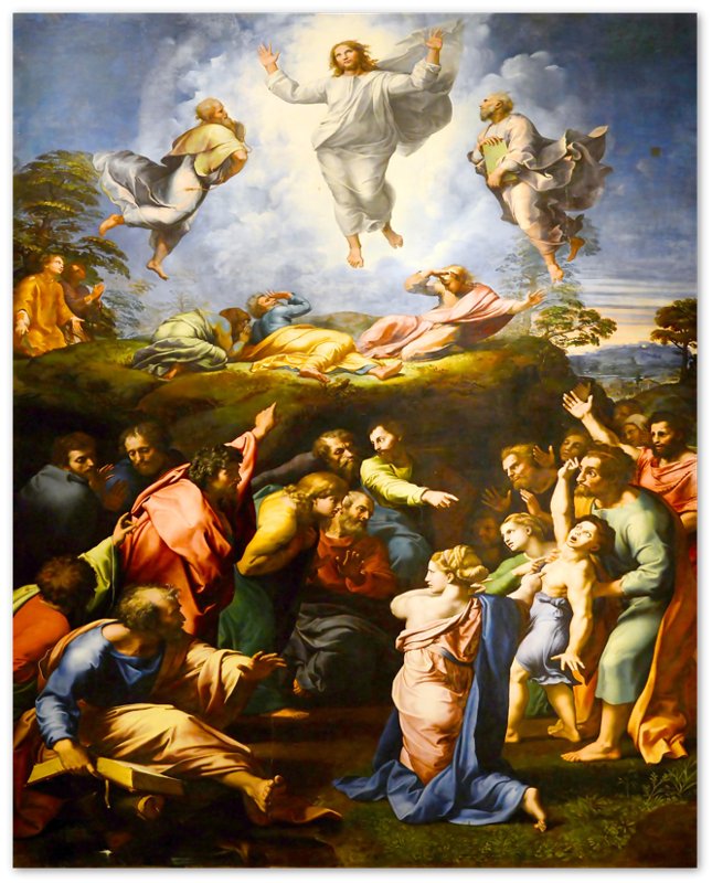 Transfiguration Poster, By Raphael Around 1520 - Transfiguration Print Renaissance Raphael - WallArtPrints4U