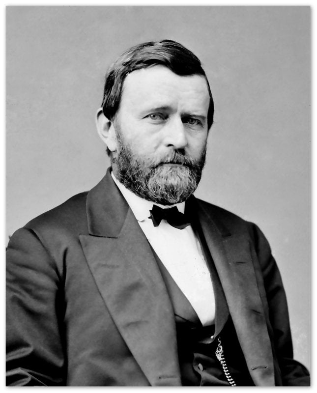 Ulysses S Grant Poster, 18th President Of Usa, Vintage Photo Portrait - Ulysses S Grant Print - WallArtPrints4U