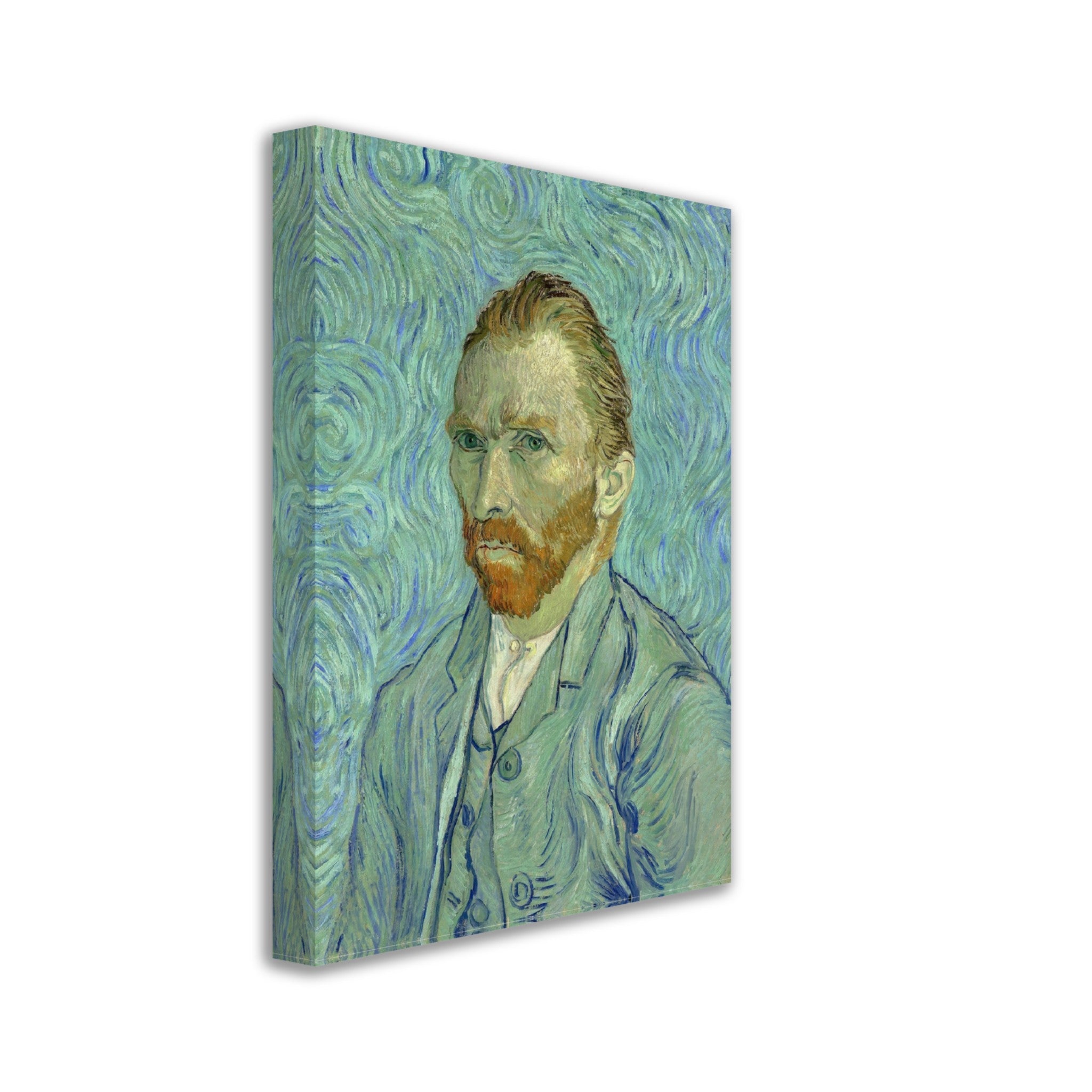 Van Gogh Self Portrait Canvas Print - Van Gogh Canvas Prints - Vincent Van Gogh Last Self Portrait Canvas Print - WallArtPrints4U