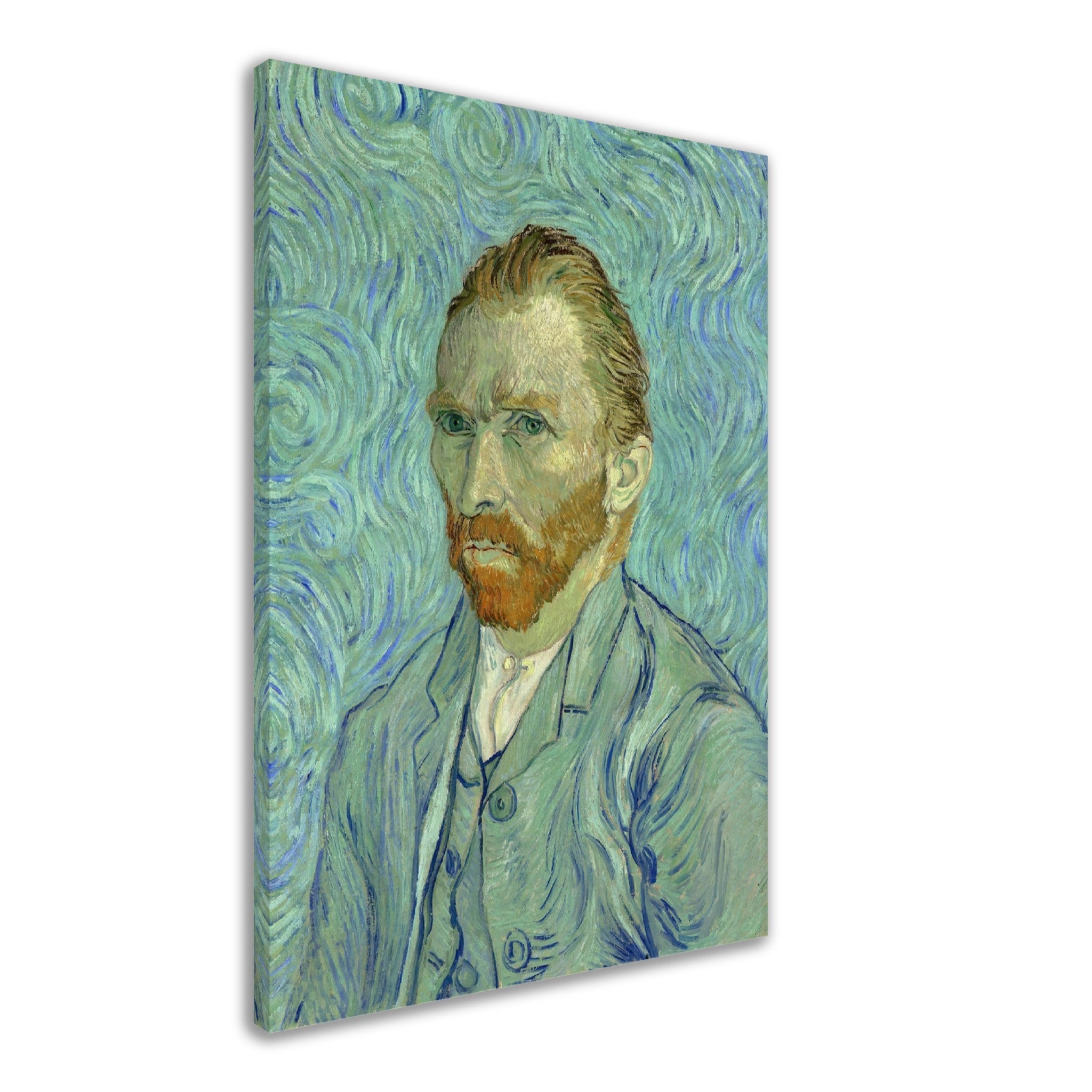 Van Gogh Self Portrait Canvas Print - Van Gogh Canvas Prints - Vincent Van Gogh Last Self Portrait Canvas Print - WallArtPrints4U