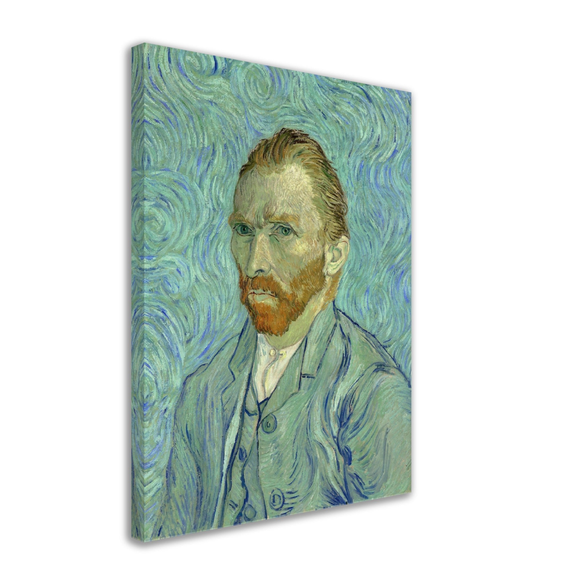 Van Gogh Self Portrait Canvas Print - Van Gogh Canvas Prints - Vincent Van Gogh Last Self Portrait Canvas Print - WallArtPrints4U