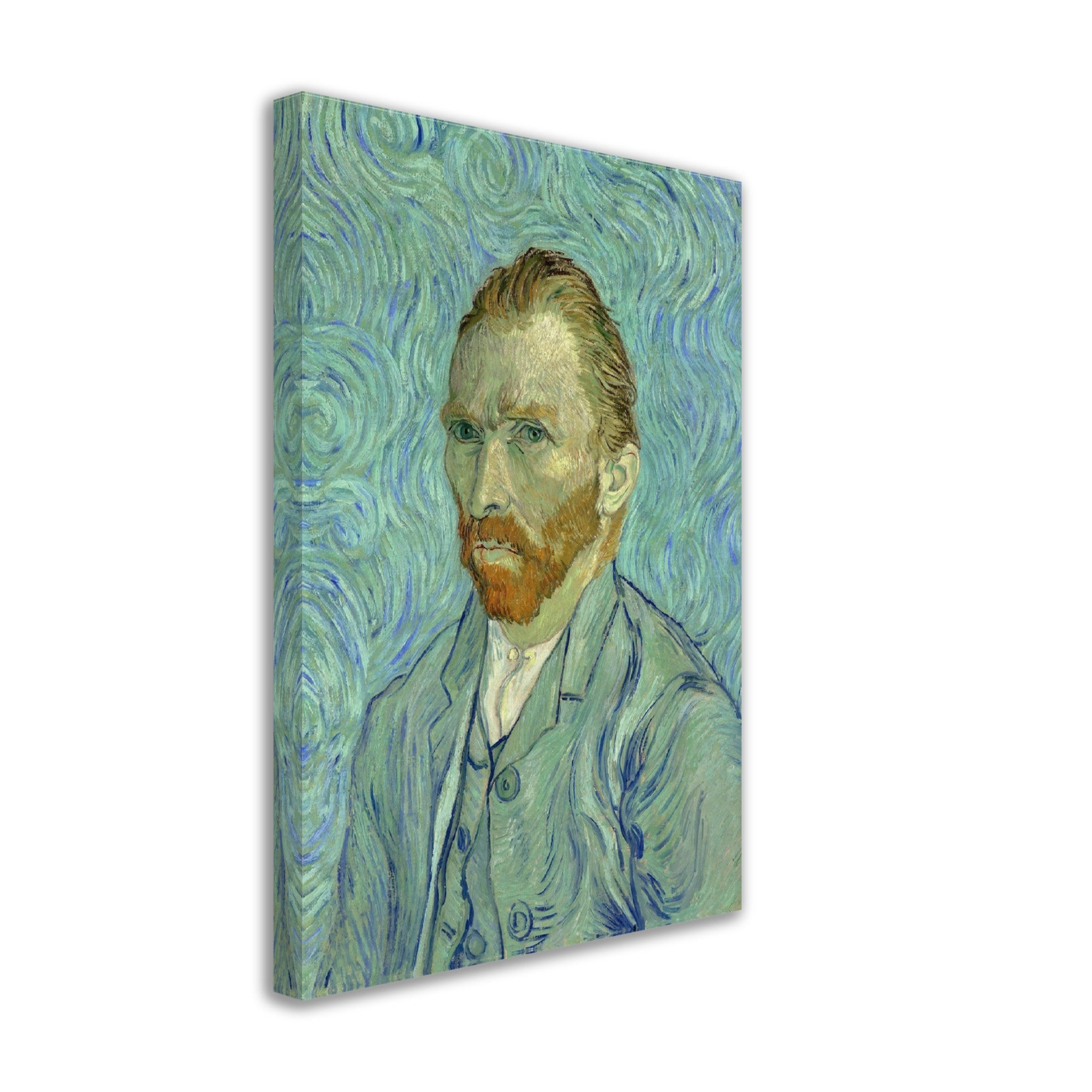 Van Gogh Self Portrait Canvas Print - Van Gogh Canvas Prints - Vincent Van Gogh Last Self Portrait Canvas Print - WallArtPrints4U