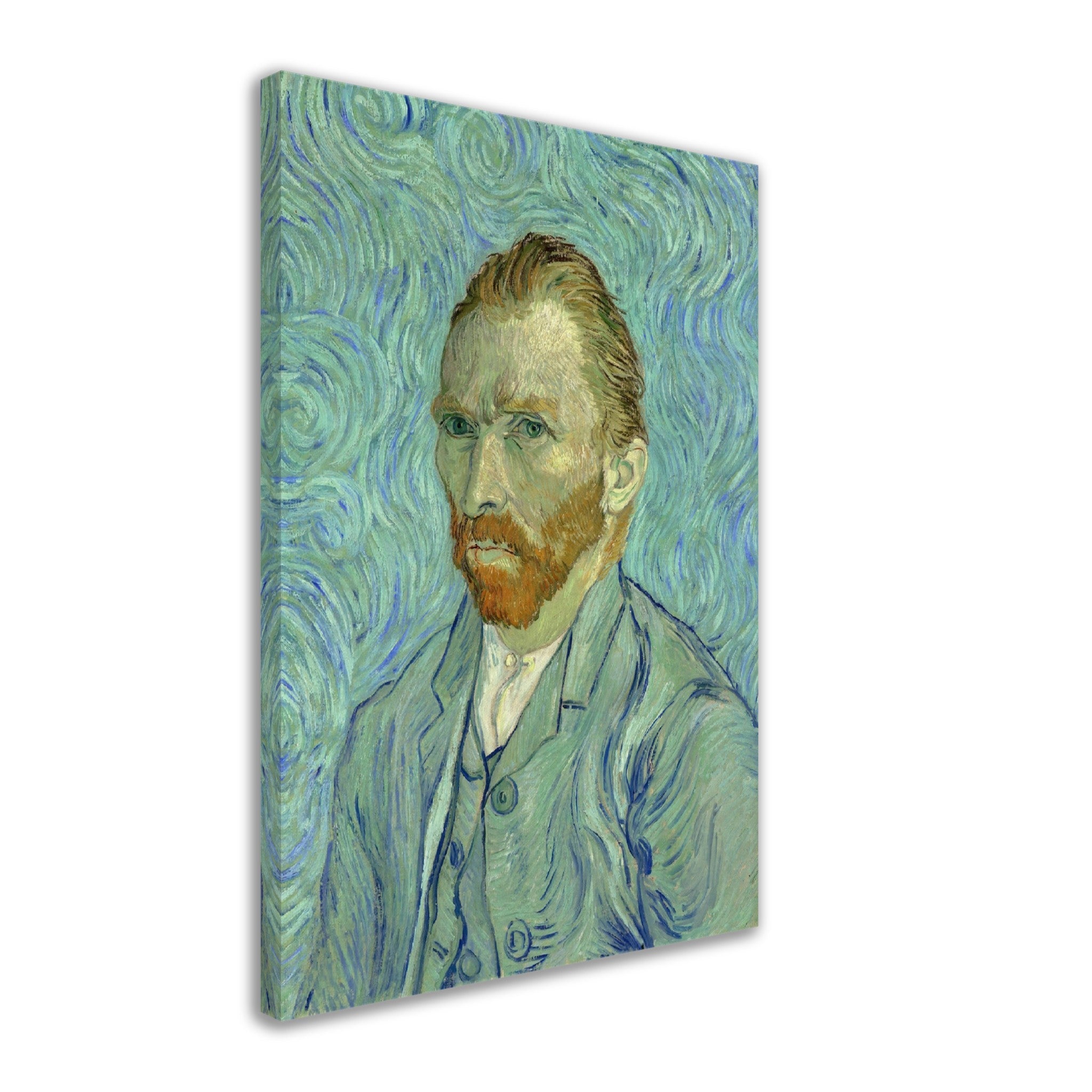 Van Gogh Self Portrait Canvas Print - Van Gogh Canvas Prints - Vincent Van Gogh Last Self Portrait Canvas Print - WallArtPrints4U