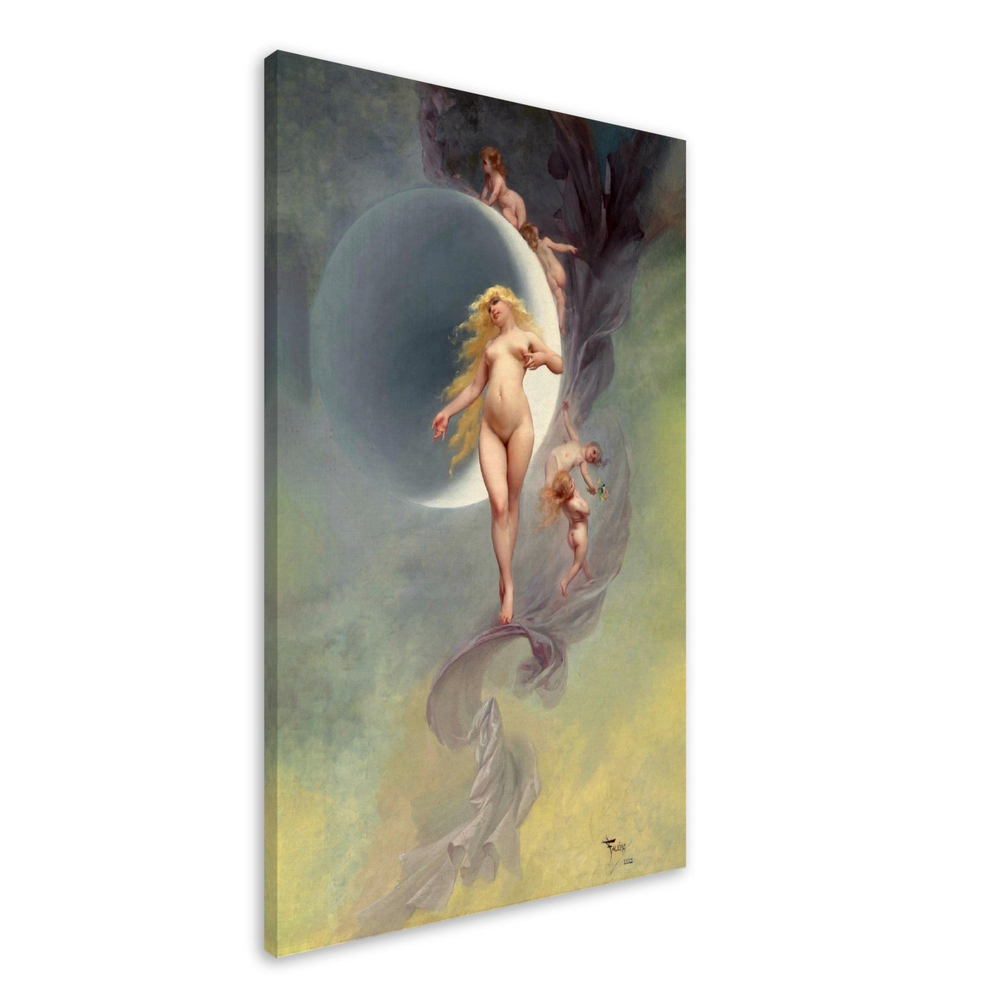 Venus Goddess Canvas Print, Aphrodite Goddess Canvas Luis Ricardo Falero Canvas Print - WallArtPrints4U