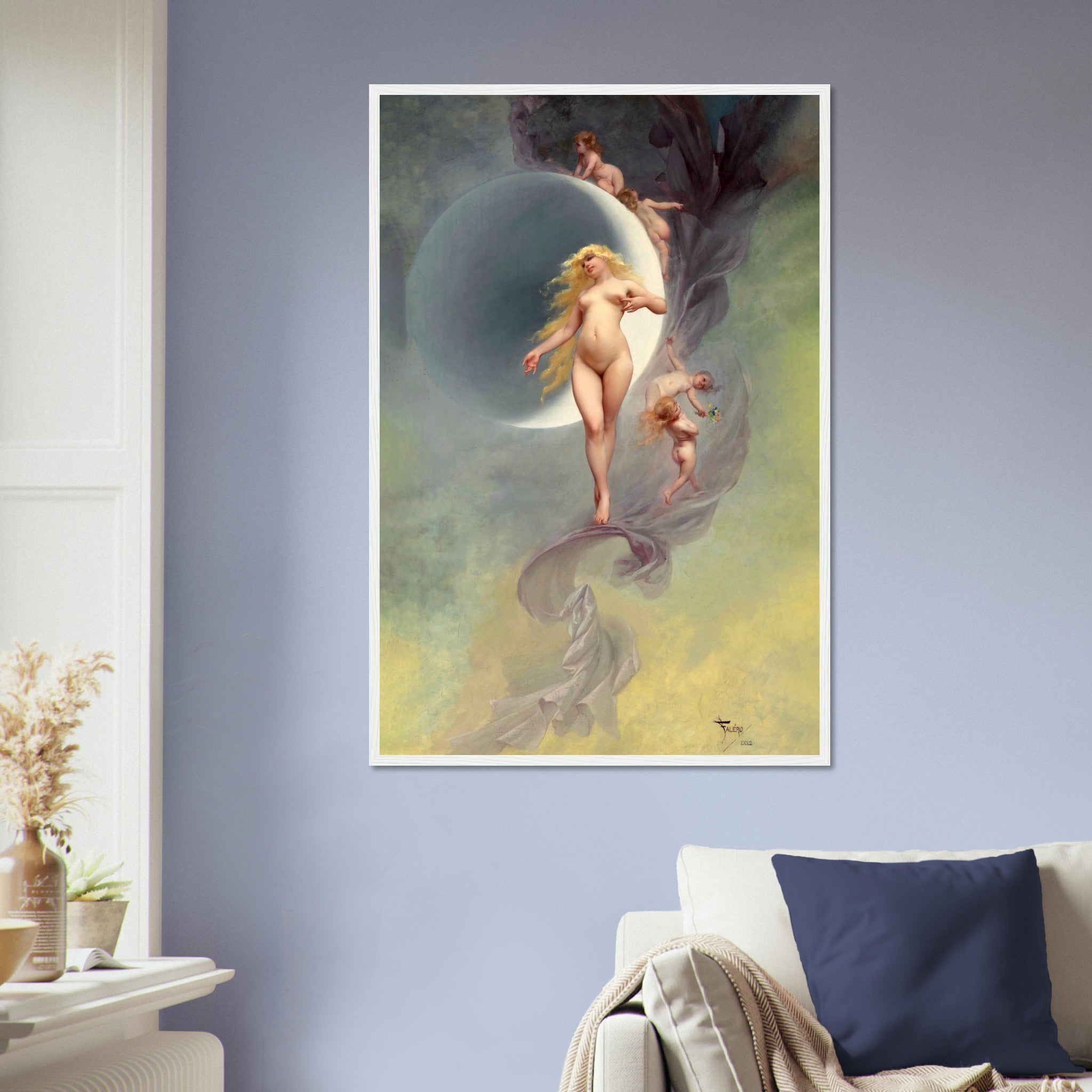 Venus Goddess Framed Print, Aphrodite Goddess Framed Luis Ricardo Falero Framed Print - WallArtPrints4U