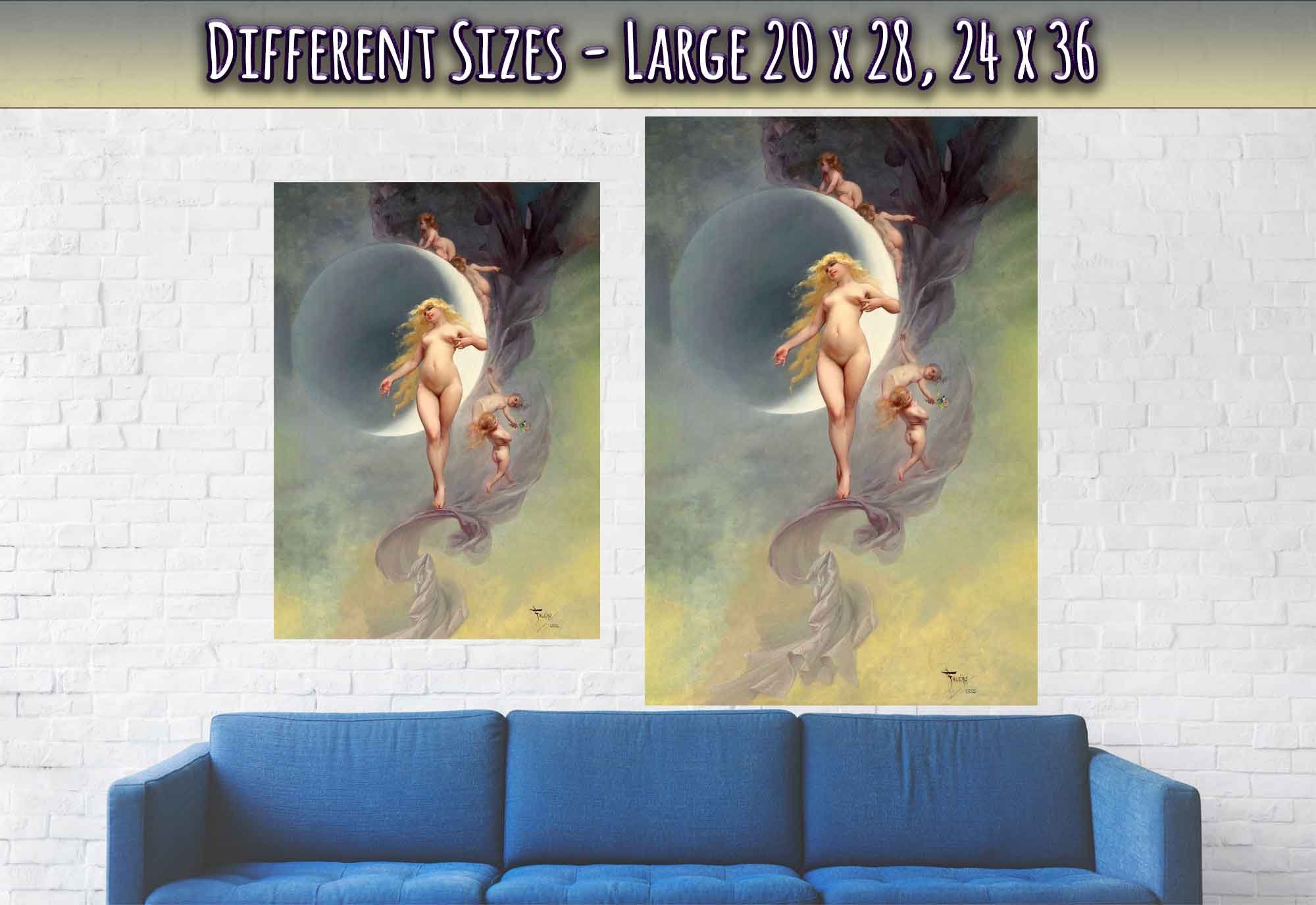 Venus Goddess Poster, Aphrodite Goddess Print Luis Ricardo Falero Poster - WallArtPrints4U