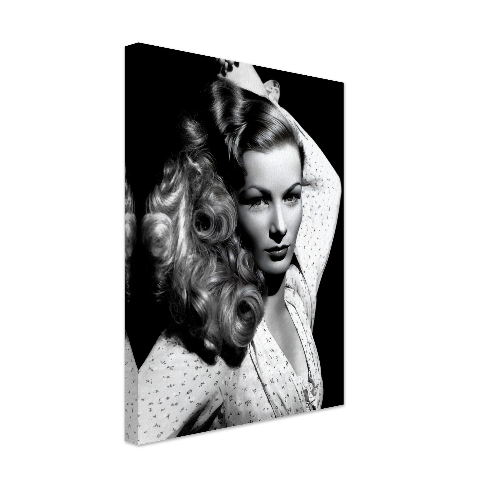 Veronica Lake Canvas, Slim Petite Sex Goddess, Vintage Photo - Iconic Veronica Lake Canvas Print - Hollywood Silver Screen Star - WallArtPrints4U
