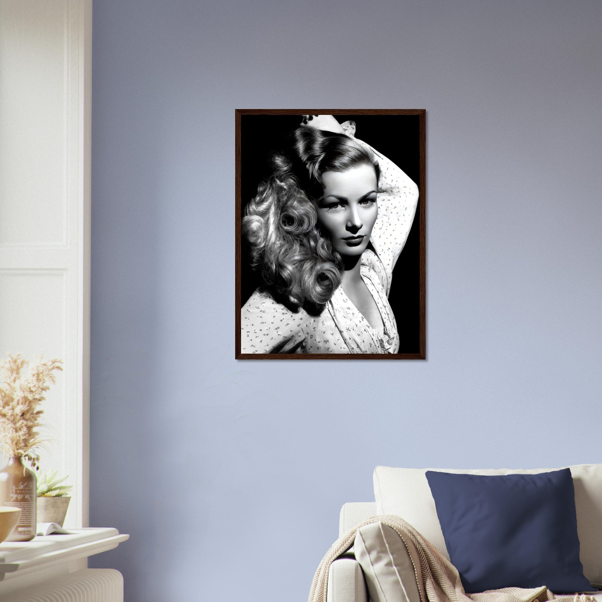 Veronica Lake Framed, Slim Petite Sex Goddess, Vintage Photo - Iconic Veronica Lake Framed Print - Hollywood Silver Screen Star - WallArtPrints4U