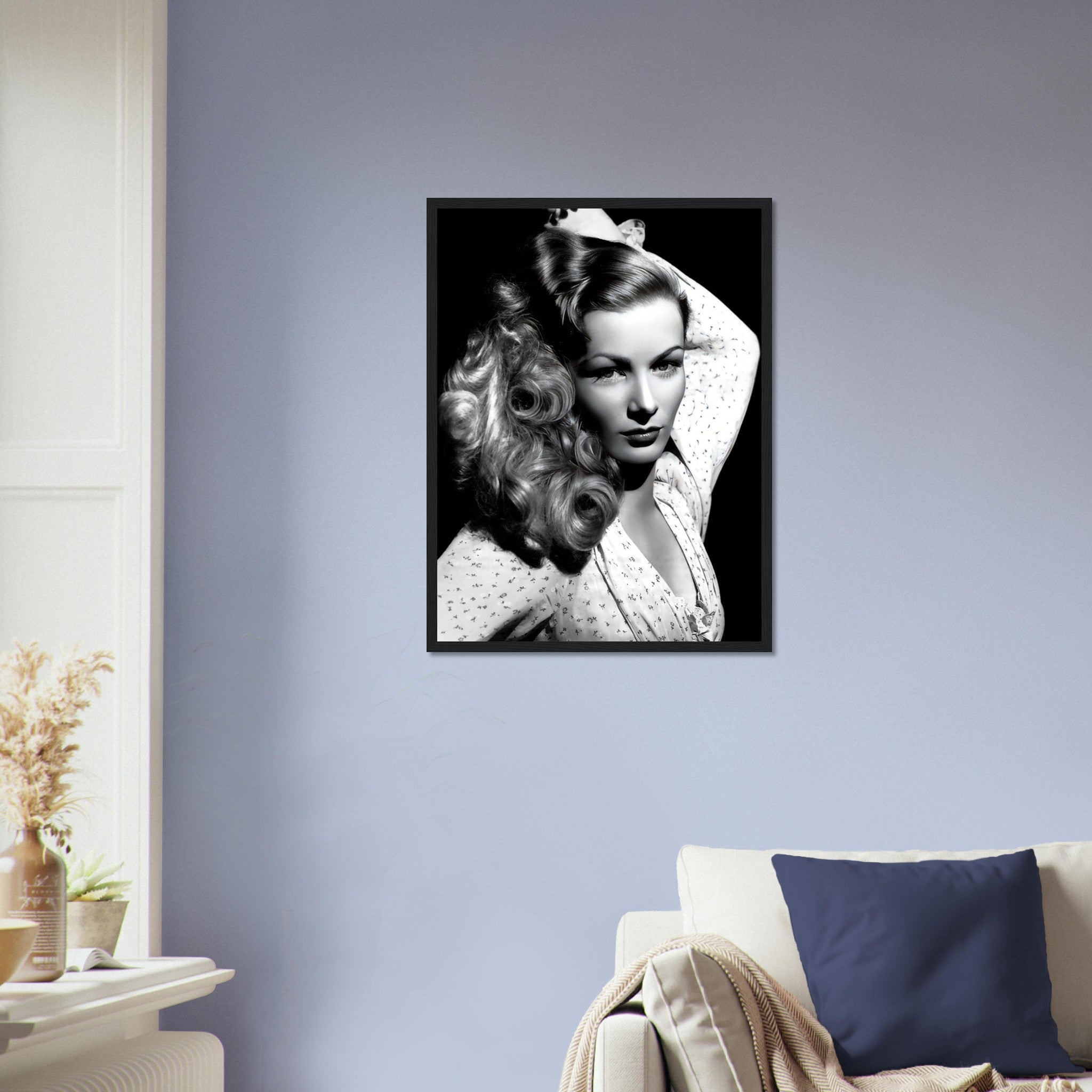 Veronica Lake Framed, Slim Petite Sex Goddess, Vintage Photo - Iconic Veronica Lake Framed Print - Hollywood Silver Screen Star - WallArtPrints4U