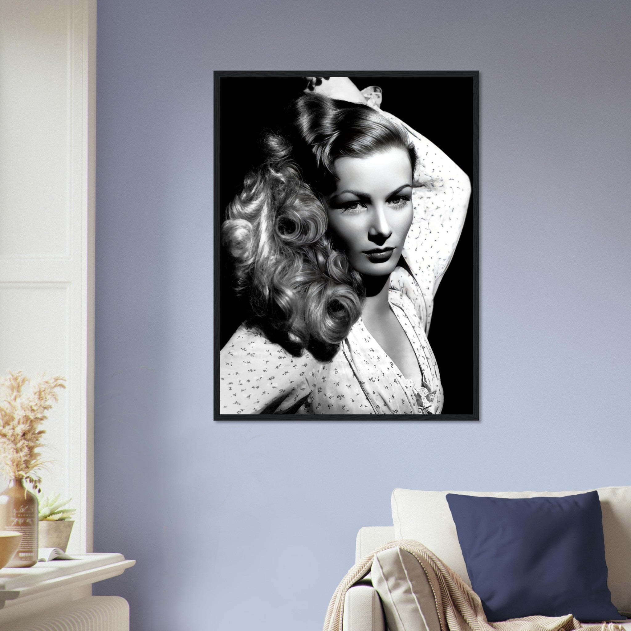Veronica Lake Framed, Slim Petite Sex Goddess, Vintage Photo - Iconic Veronica Lake Framed Print - Hollywood Silver Screen Star - WallArtPrints4U