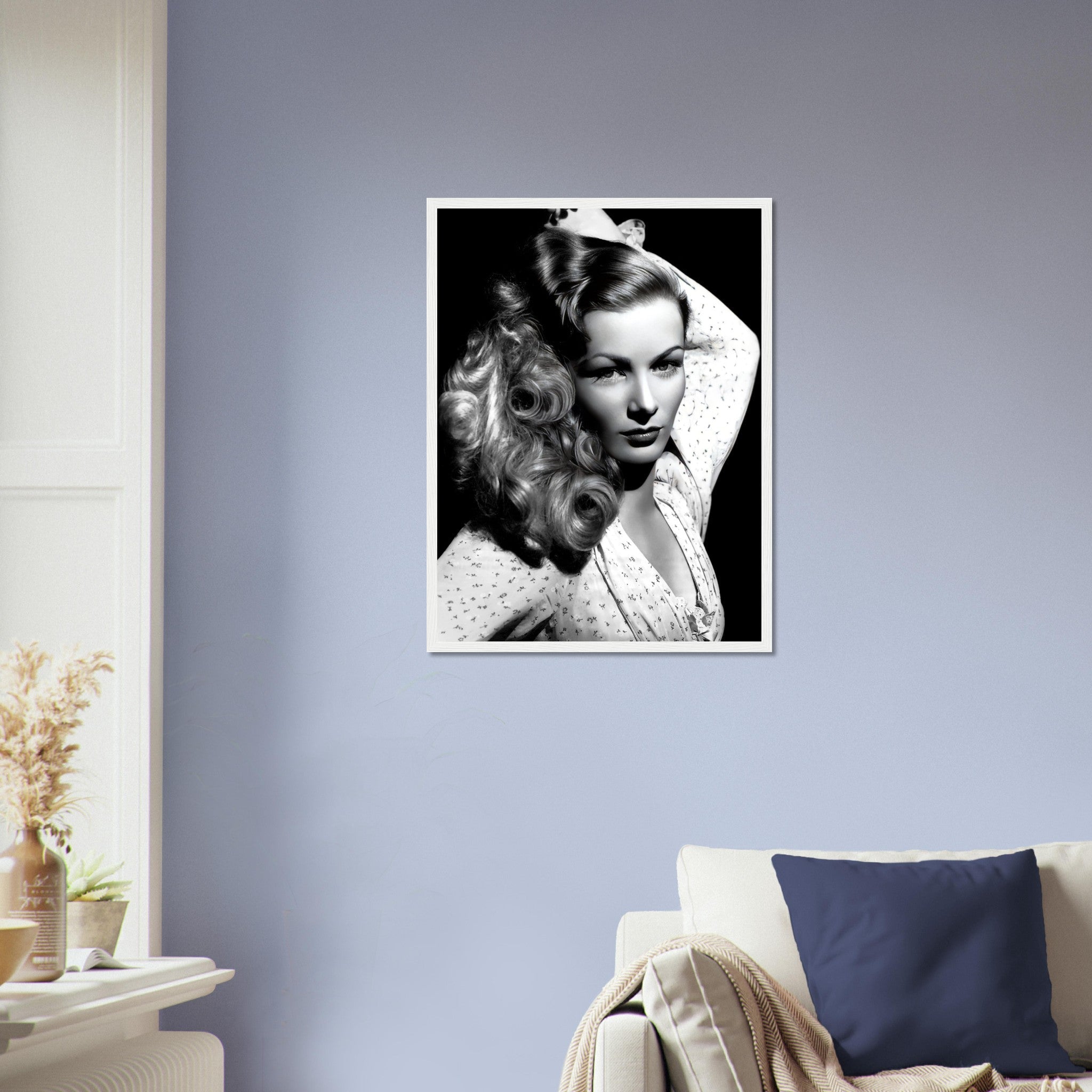 Veronica Lake Framed, Slim Petite Sex Goddess, Vintage Photo - Iconic Veronica Lake Framed Print - Hollywood Silver Screen Star - WallArtPrints4U