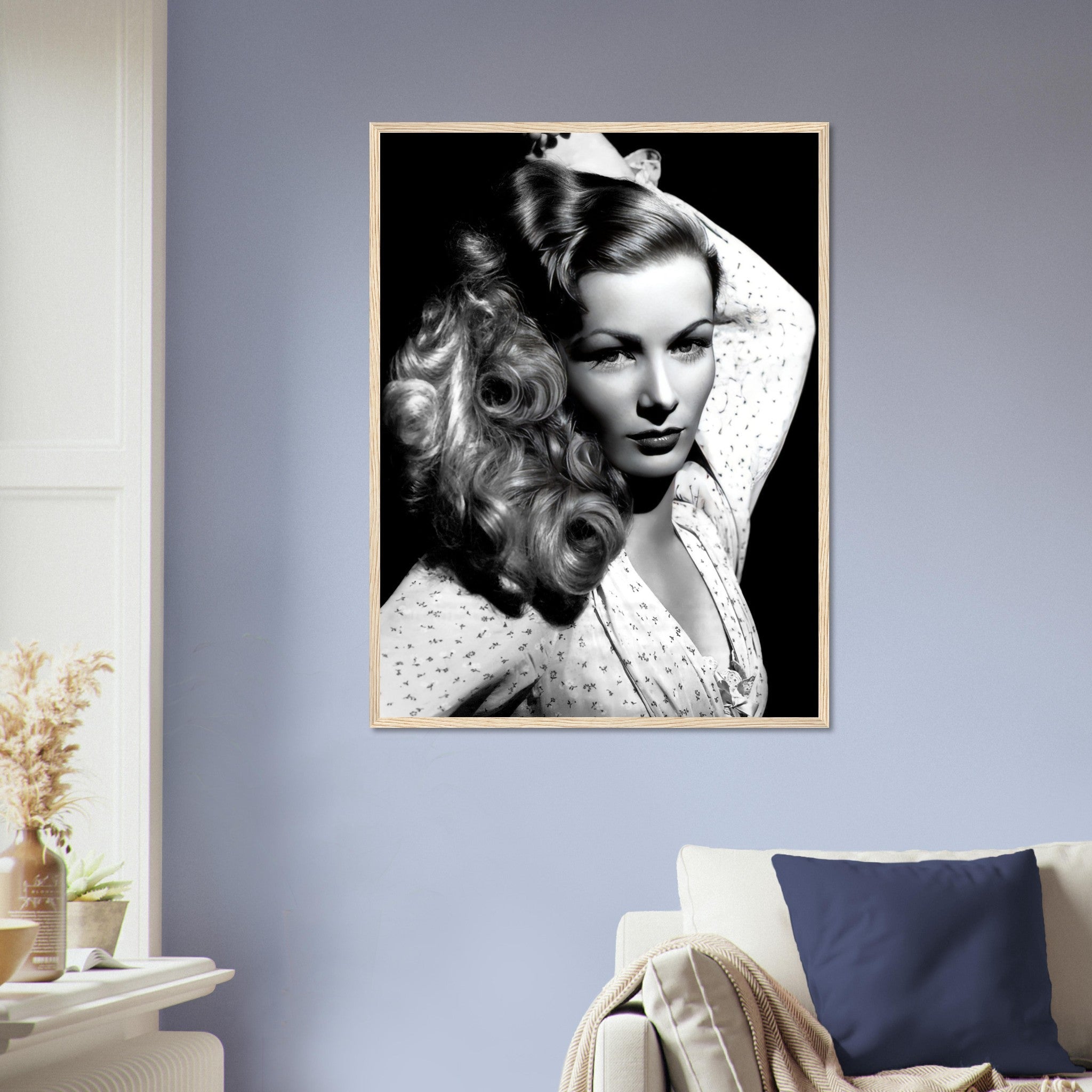 Veronica Lake Framed, Slim Petite Sex Goddess, Vintage Photo - Iconic Veronica Lake Framed Print - Hollywood Silver Screen Star - WallArtPrints4U