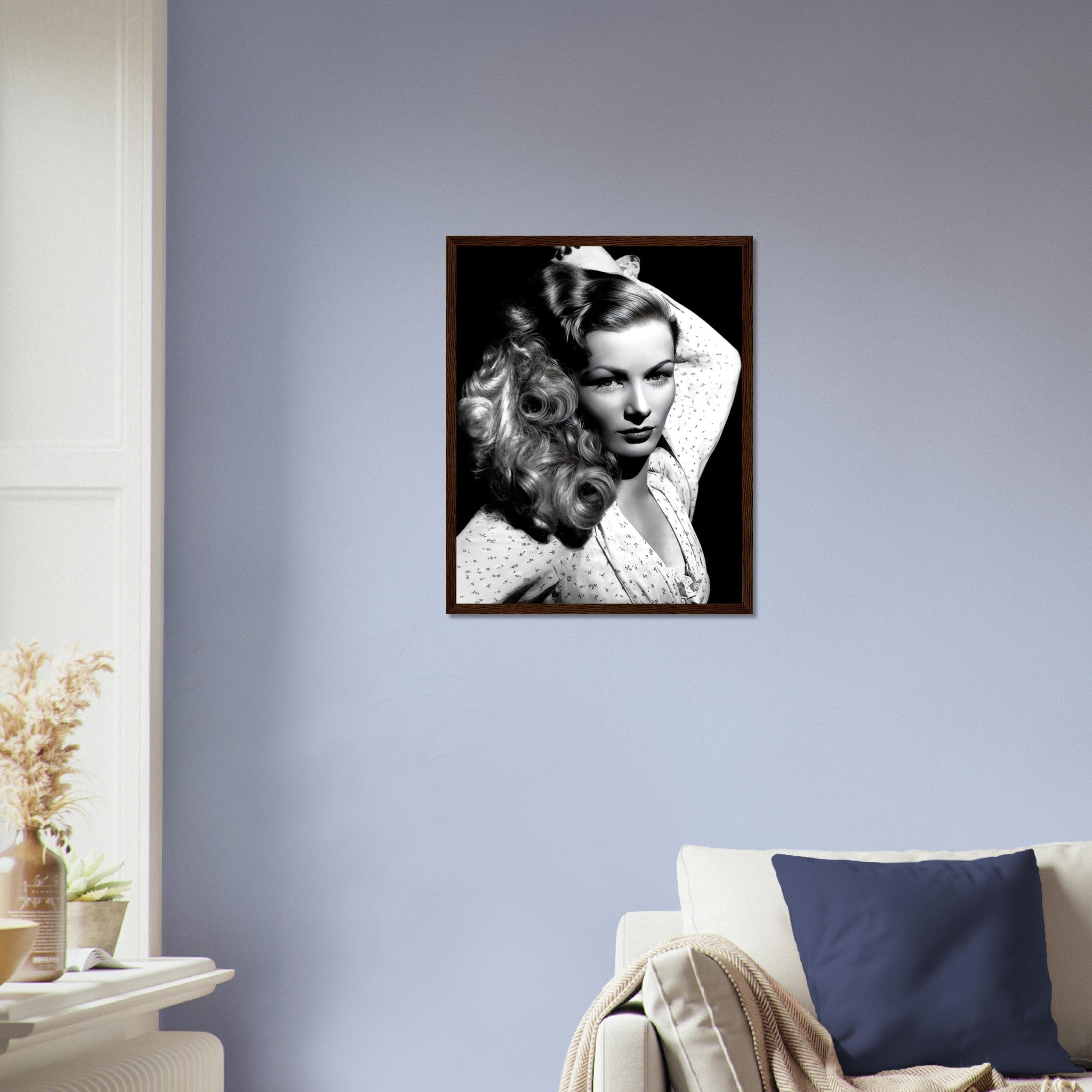 Veronica Lake Framed, Slim Petite Sex Goddess, Vintage Photo - Iconic Veronica Lake Framed Print - Hollywood Silver Screen Star - WallArtPrints4U