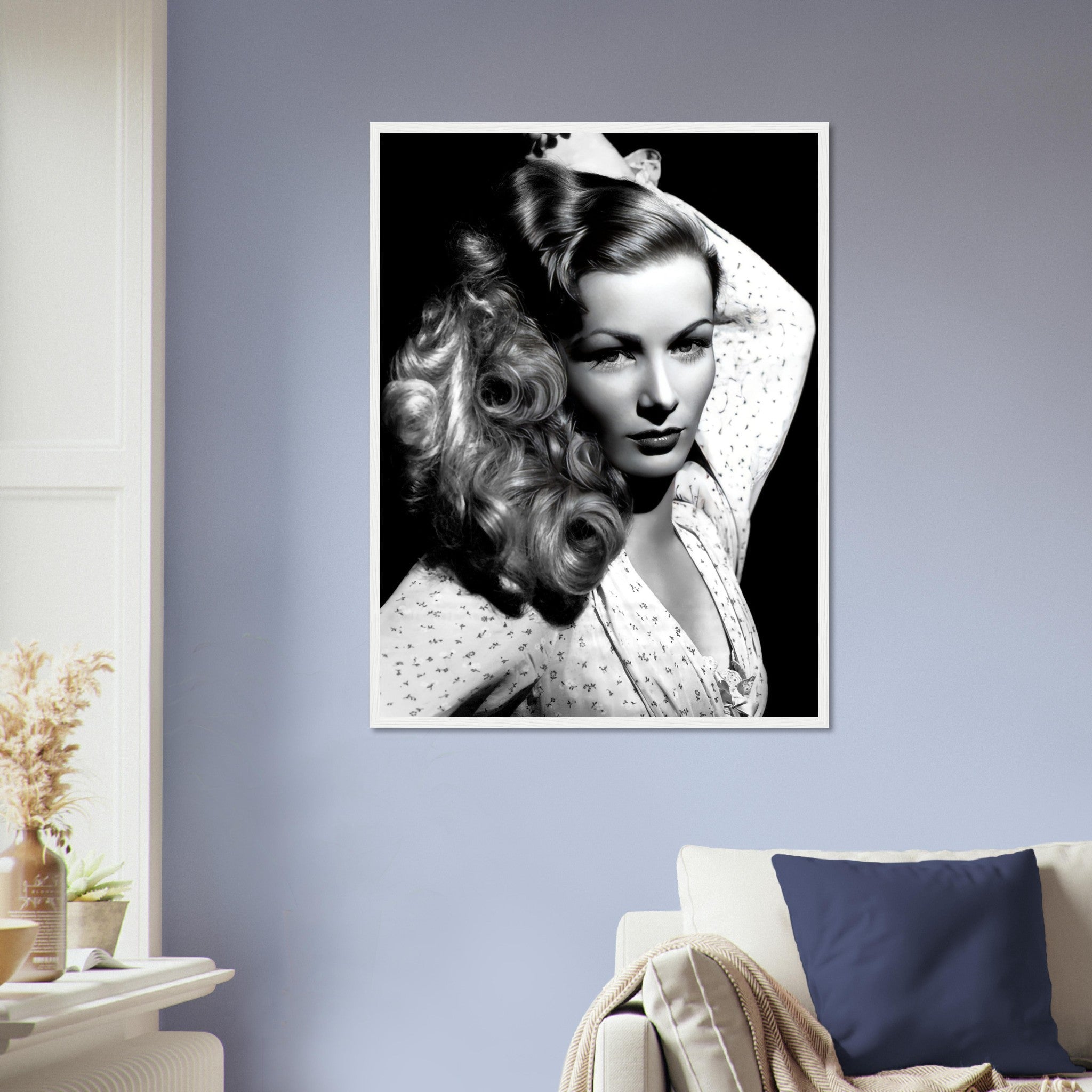 Veronica Lake Framed, Slim Petite Sex Goddess, Vintage Photo - Iconic Veronica Lake Framed Print - Hollywood Silver Screen Star - WallArtPrints4U