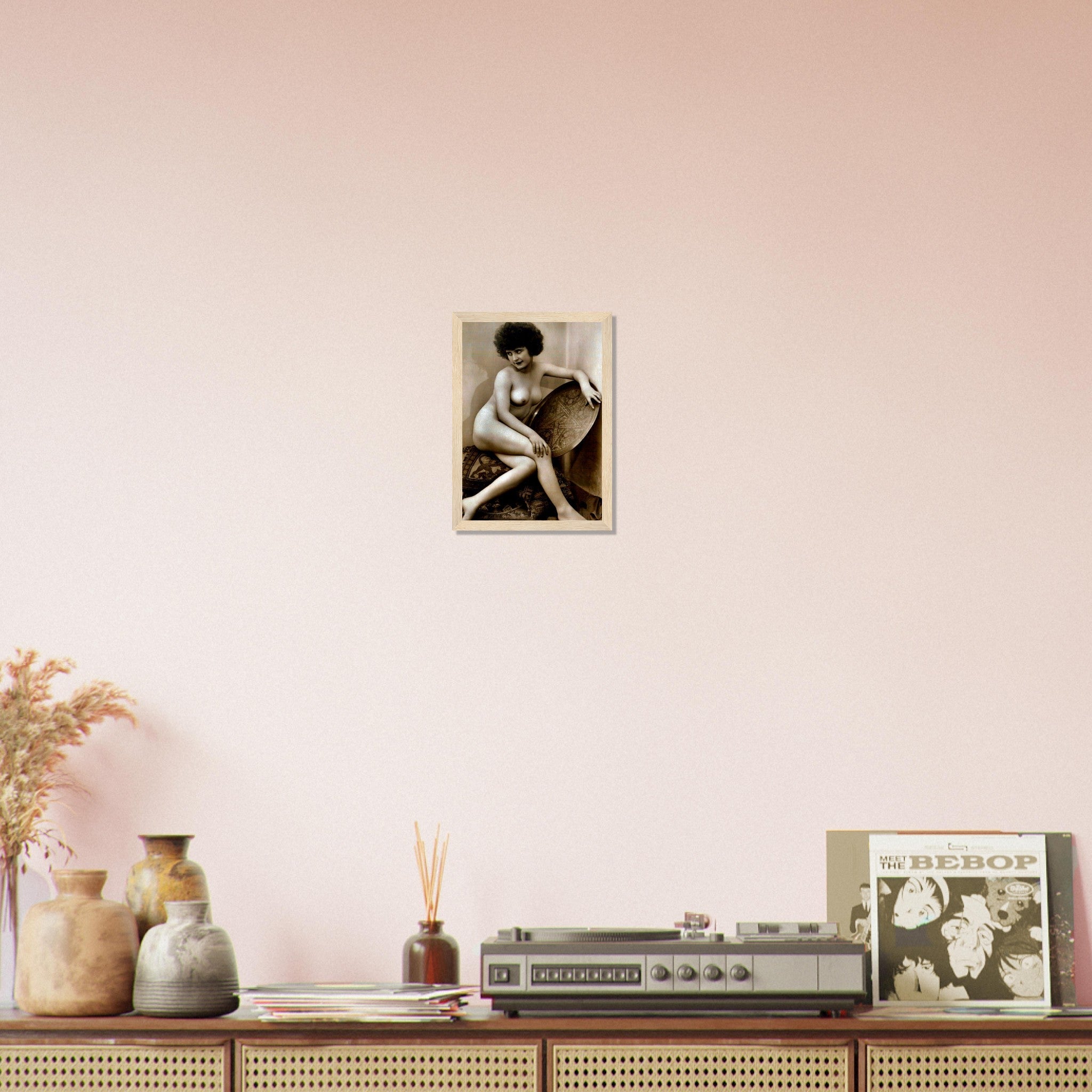Victorian Erotica Nude Framed Topless Vintage Victorian Erotica Pin Up - WallArtPrints4U
