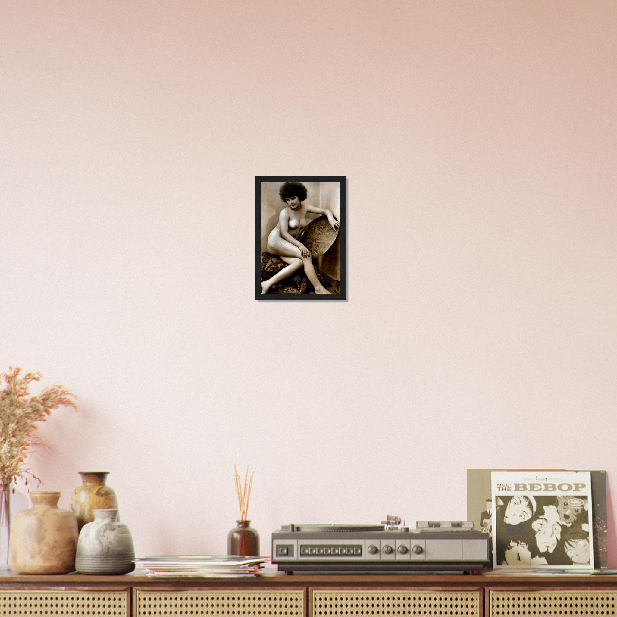 Victorian Erotica Nude Framed Topless Vintage Victorian Erotica Pin Up - WallArtPrints4U