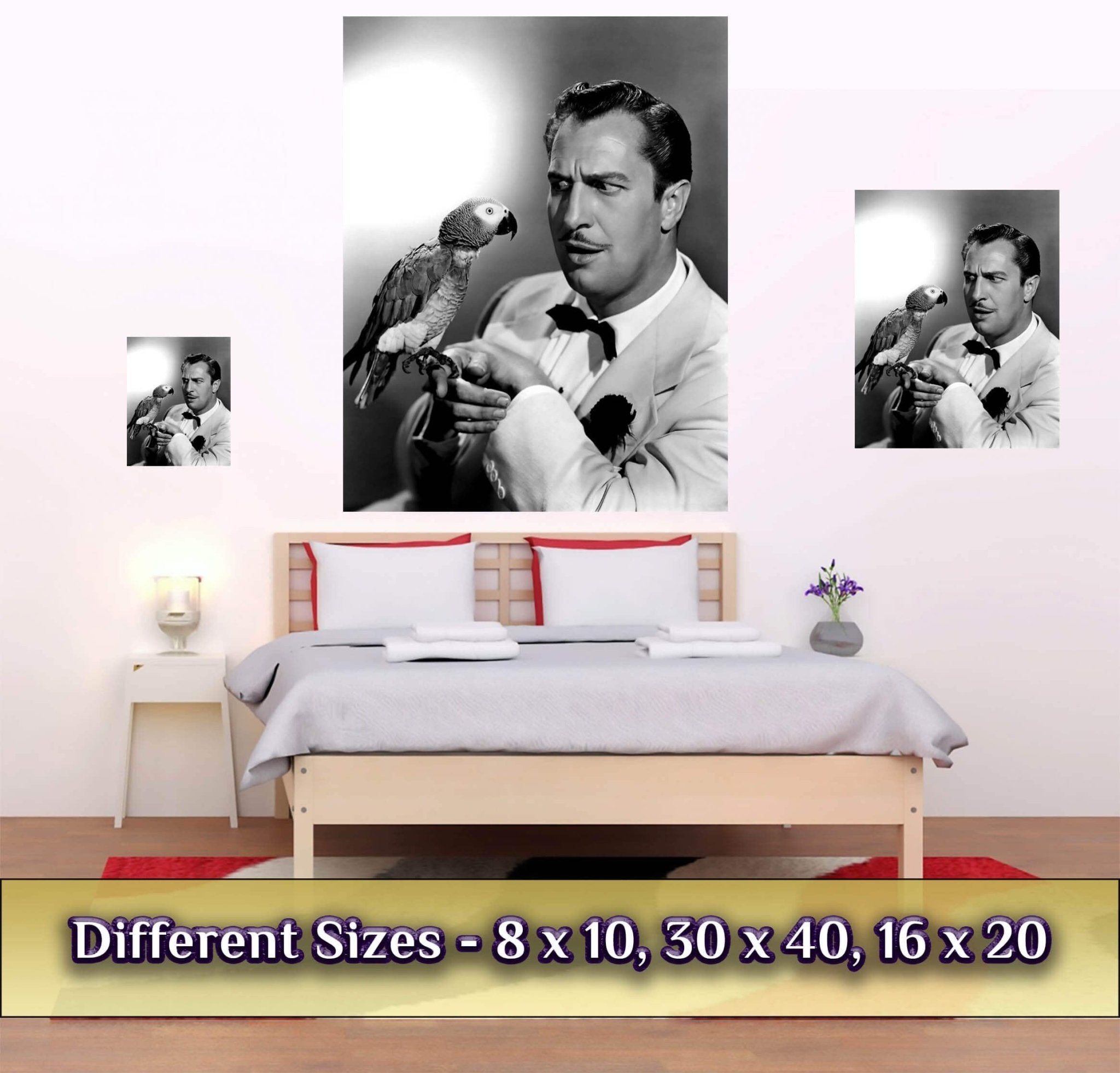 Vincent Price Poster, Horror Anti Hero - Iconic Vincent Price Print - Legends Of Hollywood Silver Screen Star - WallArtPrints4U