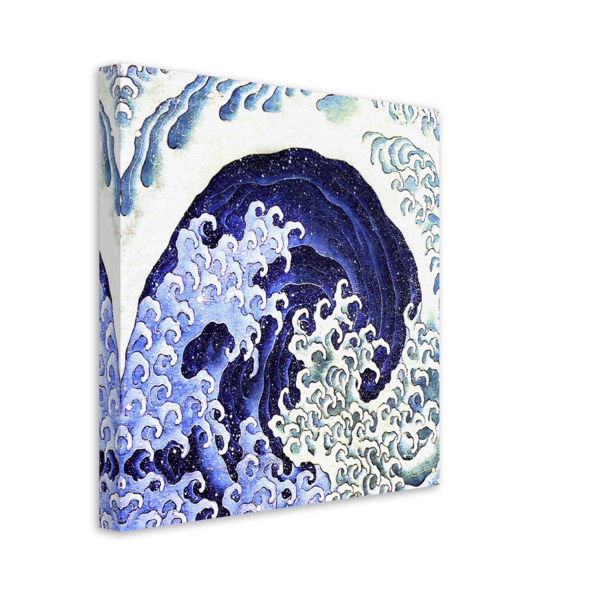 Vintage Bathroom Canvas Print - Feminine Wave Canvas, Katsushika Hokusai Circa 1835 - WallArtPrints4U