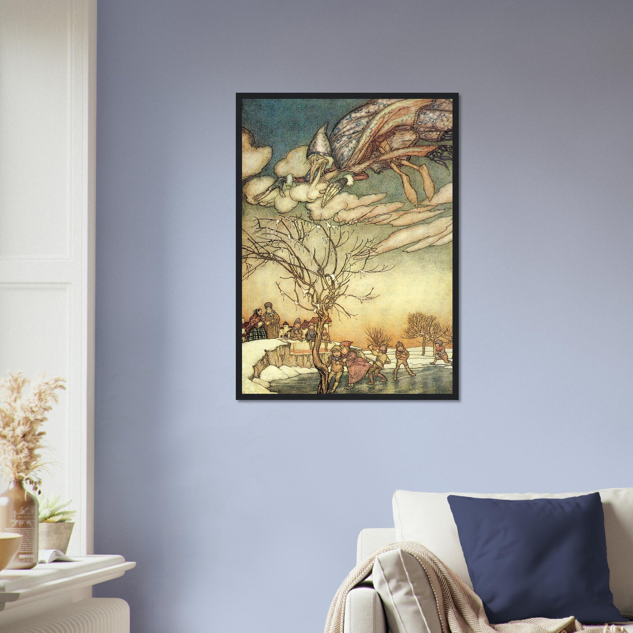 Vintage Jack Frost Framed Print - Arthur Rackham Jack Frost - Arthur Rackham Framed - WallArtPrints4U