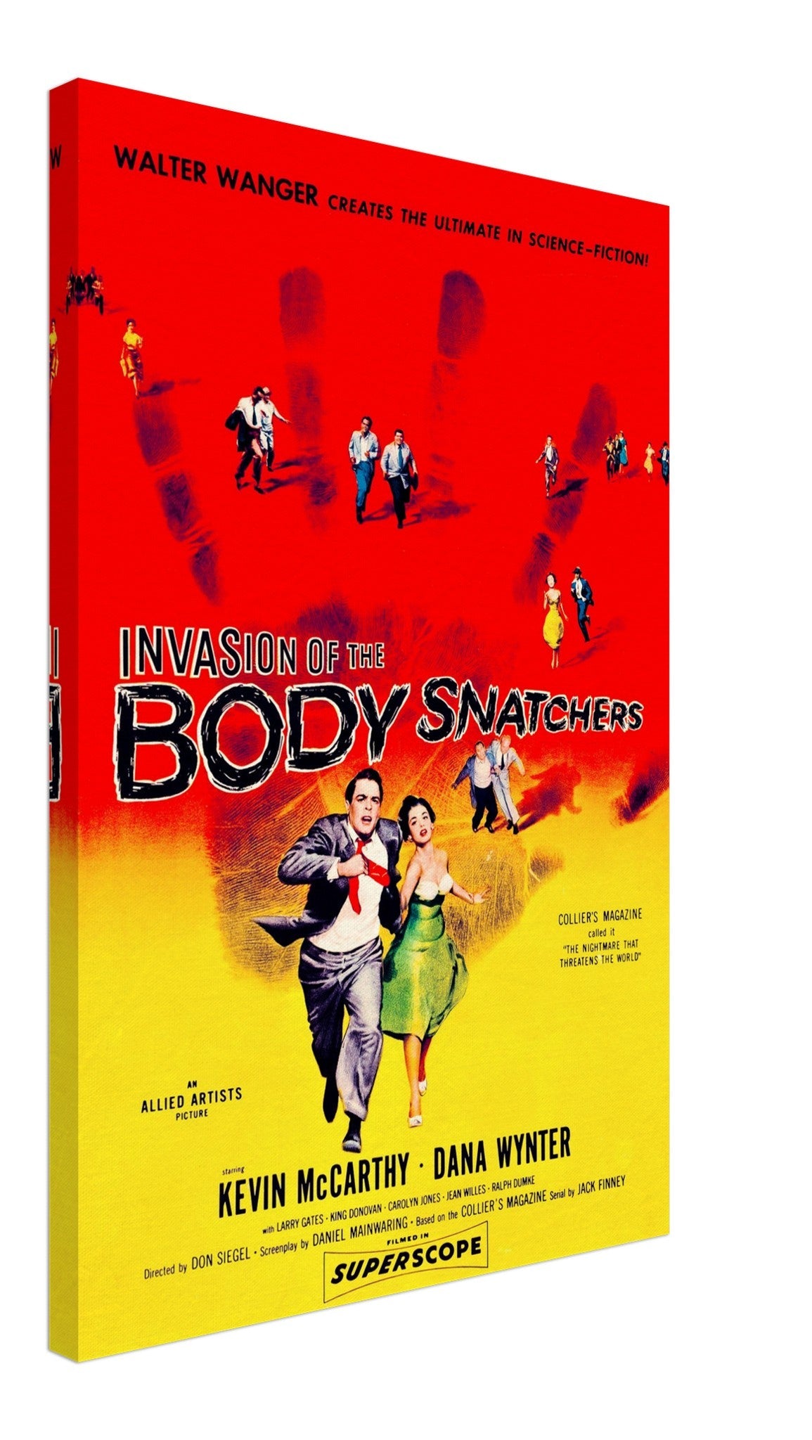 Vintage Movie Canvas Invasion Of The Body Snatcher Canvas Print Film Art - WallArtPrints4U