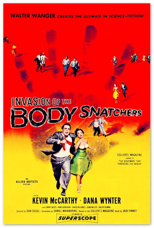 Vintage Movie Poster Invasion Of The Body Snatcher Print Film Art - WallArtPrints4U