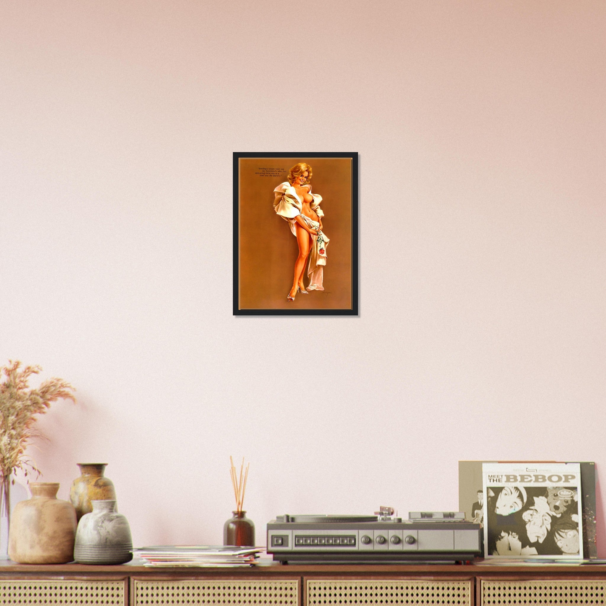 vargas 画集④ Vargas Girl In An Orange Negligee by Alberto Vargas