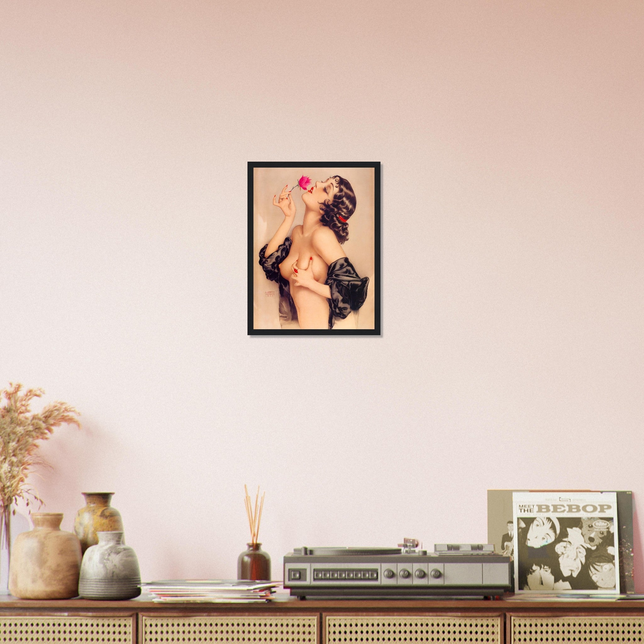 Vintage Pin Up Girl Framed Print, Alberto Vargas, Olive Thomas Pin Up Retro Print - From 1920 - WallArtPrints4U